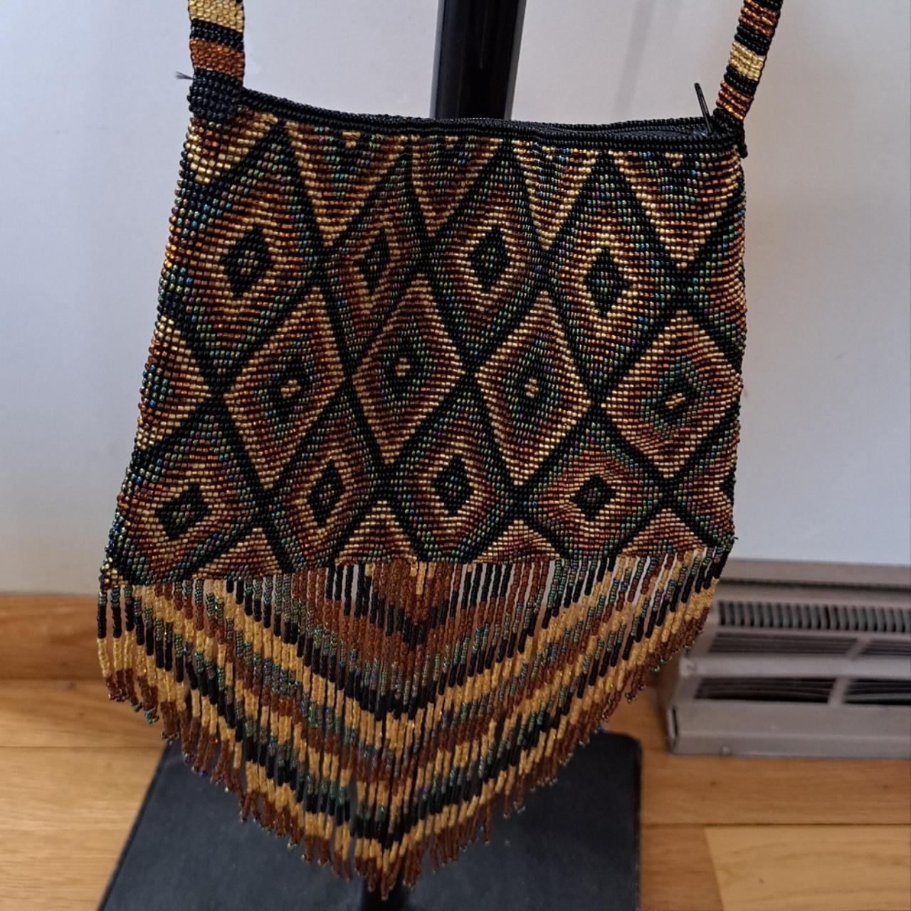 Guatemalan Handcrafted Beaded Shoulder Bag Purse Depop   P0 