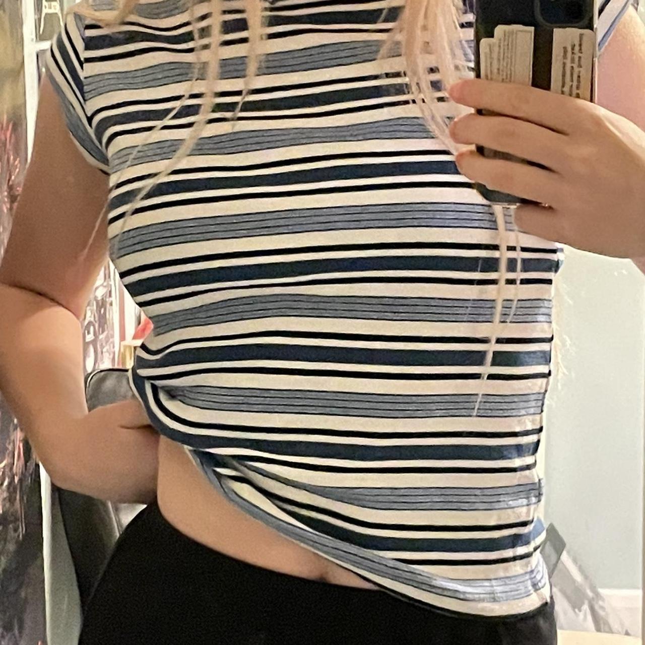 ♡Brandy melville Hailie stripes top♡ ☆rrp... Depop