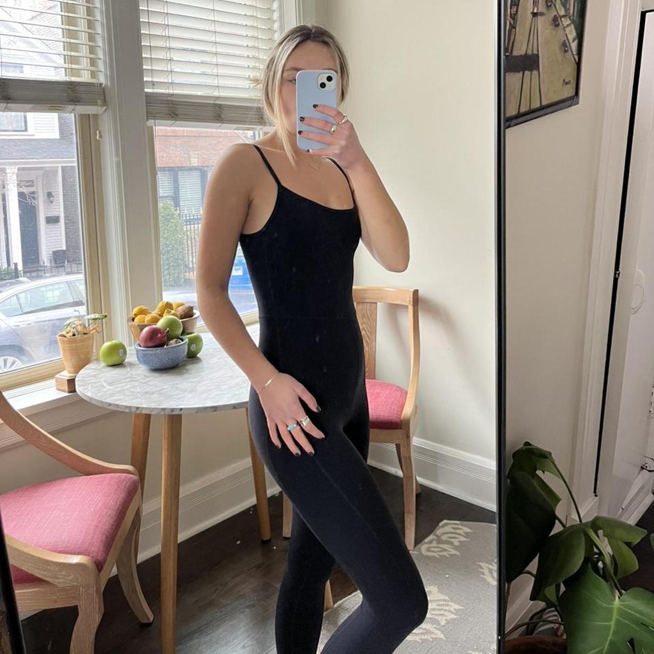 Aritzia Women's Black Jumpsuit Depop