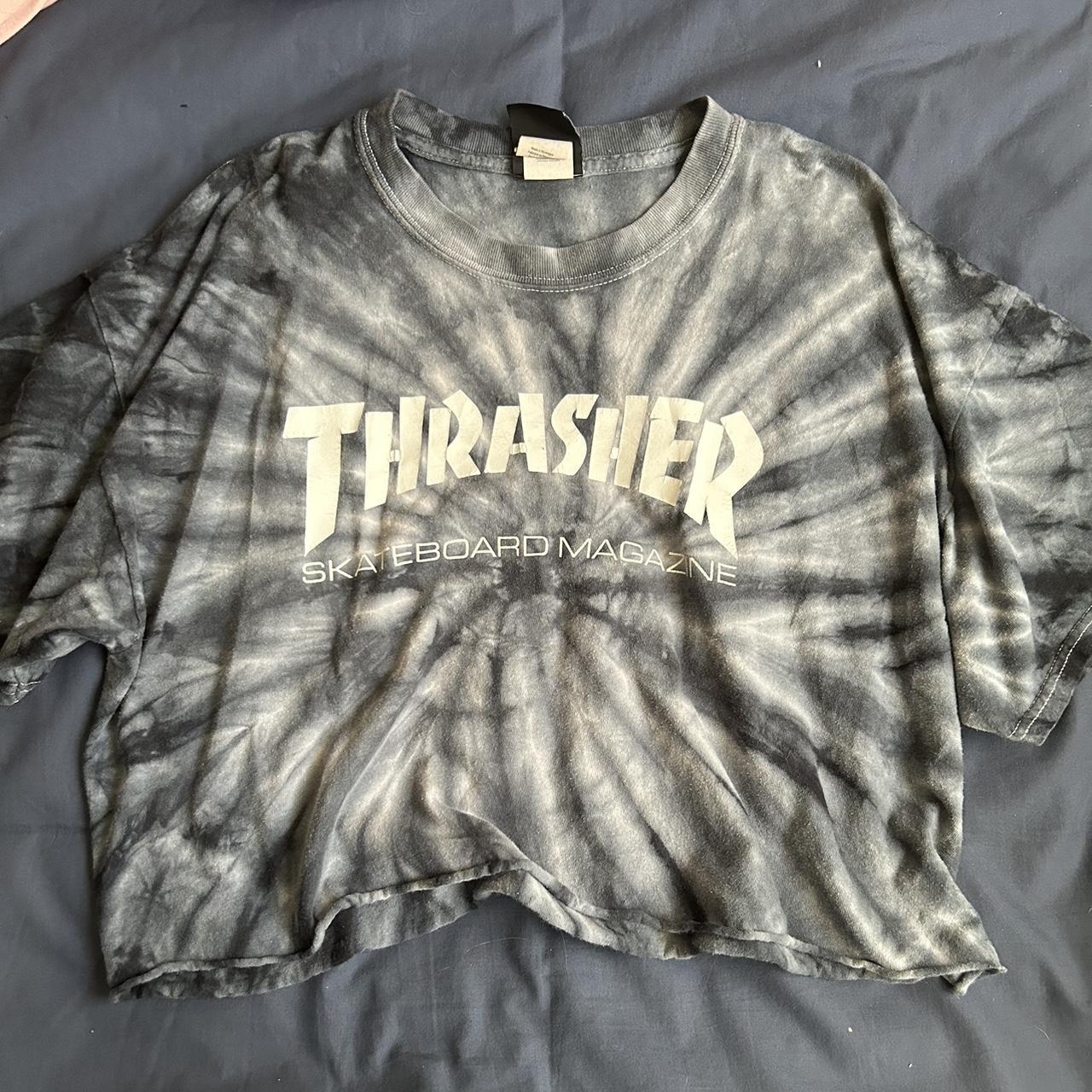 thrasher tie dye shirt