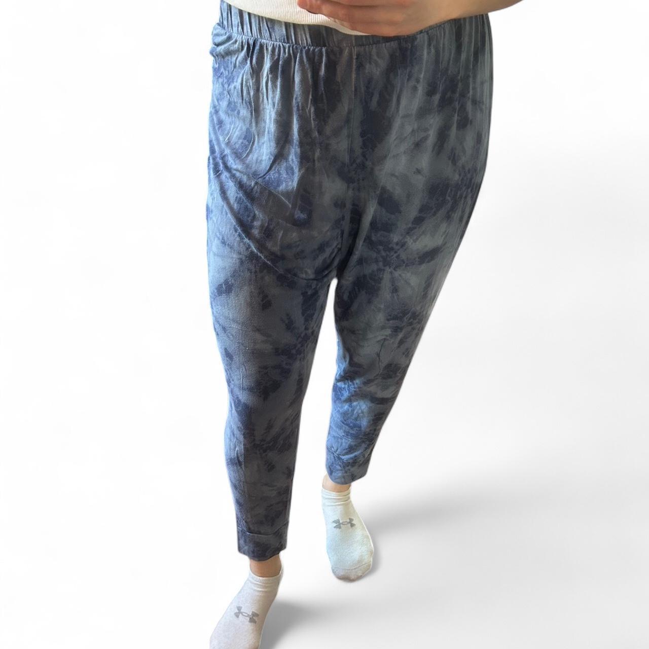 Old Navy Navy Blue Tie Dye Sweatpants Women's Medium Old Navy Blue