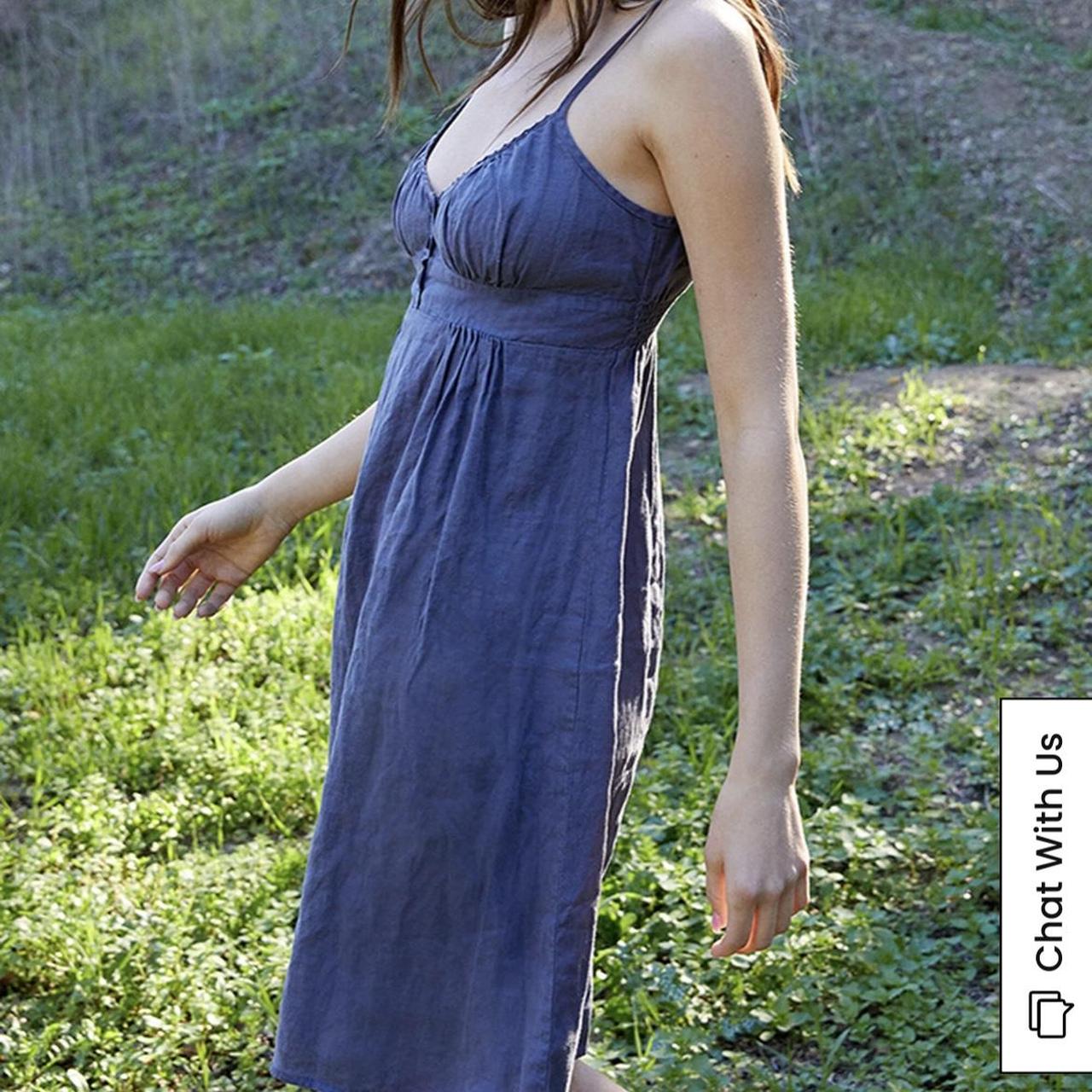 Brandy Melville Women's Blue Dress Depop