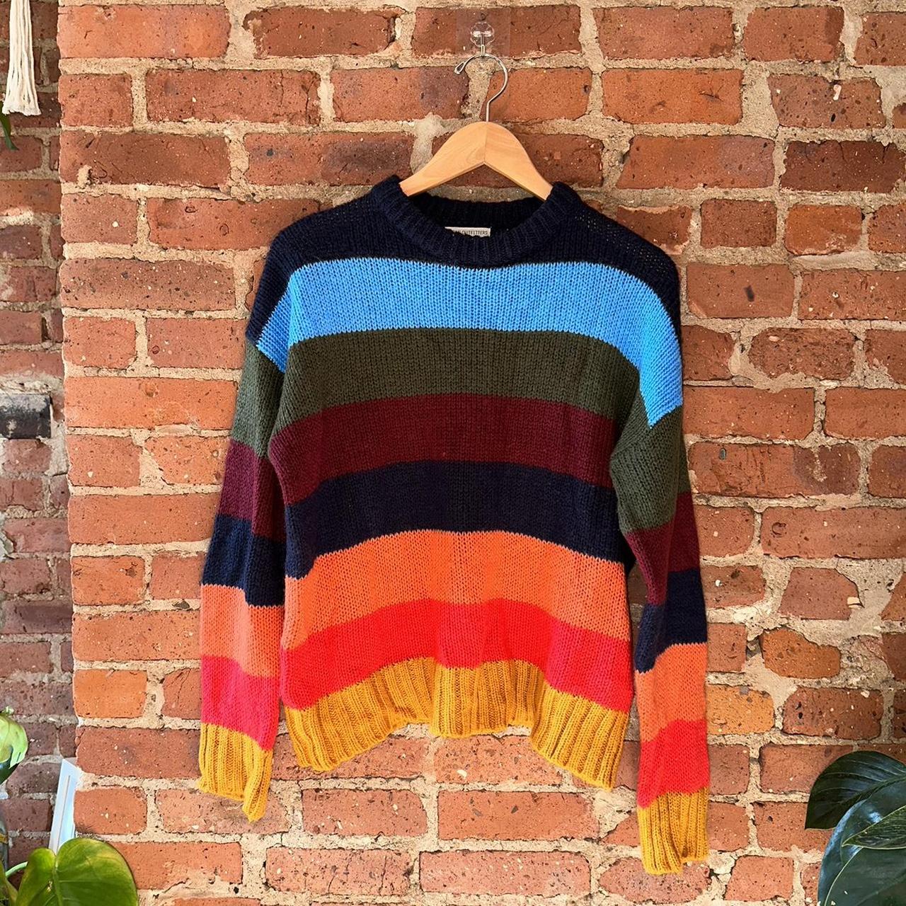 Urban outfitters rainbow outlet sweater