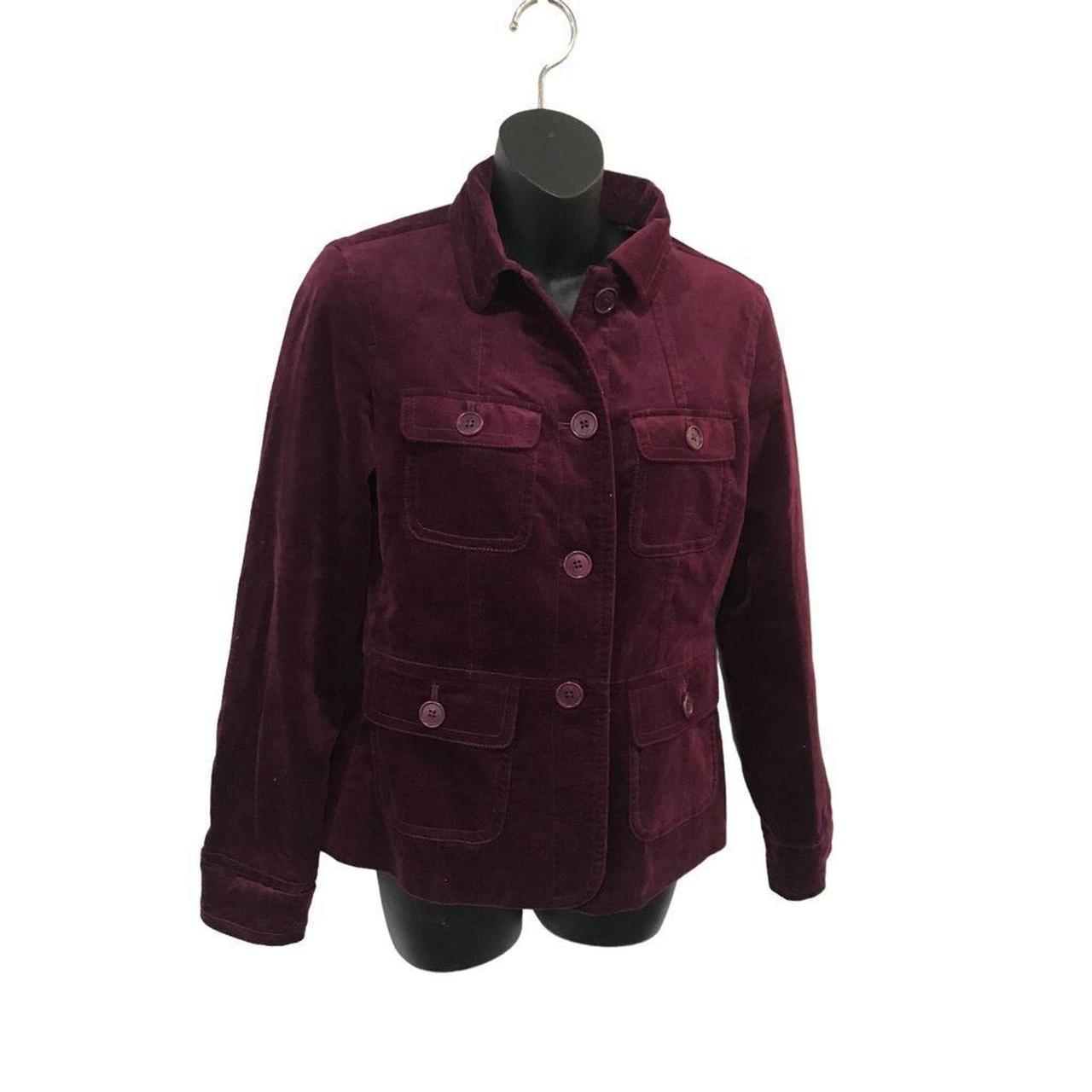 Talbots velvet sale jacket