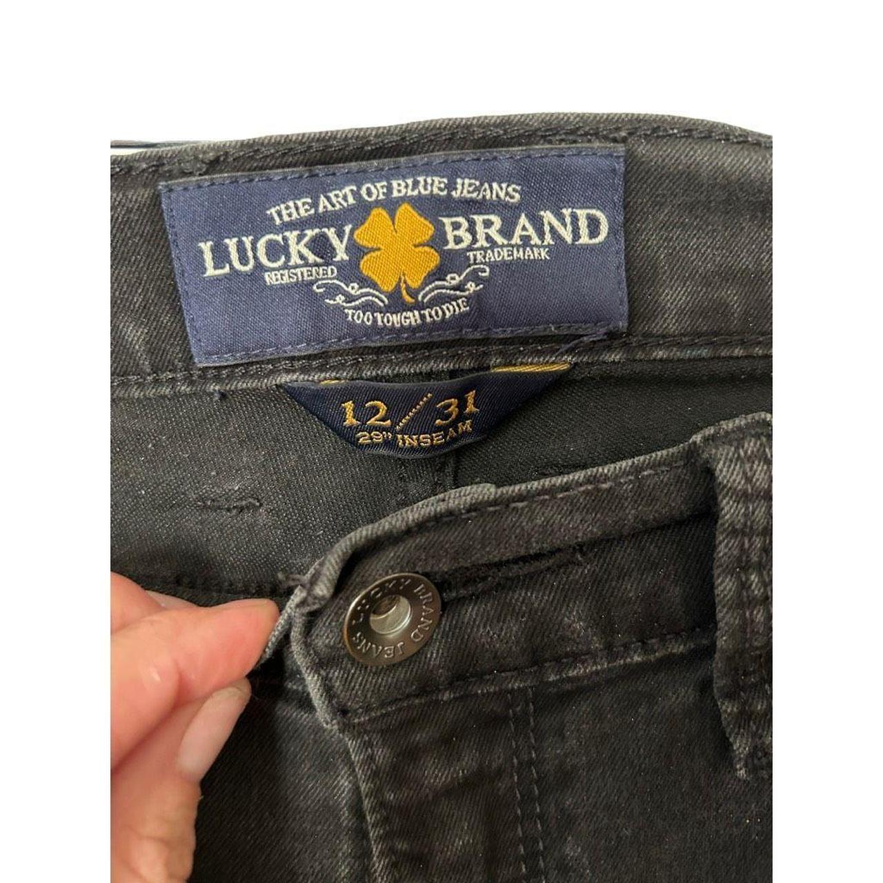 lucky brand jeans in a size 29. lucky you zipper - Depop