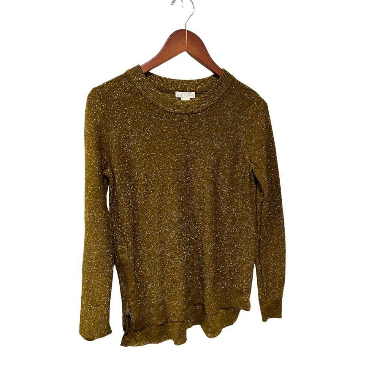 H&m gold sweater best sale