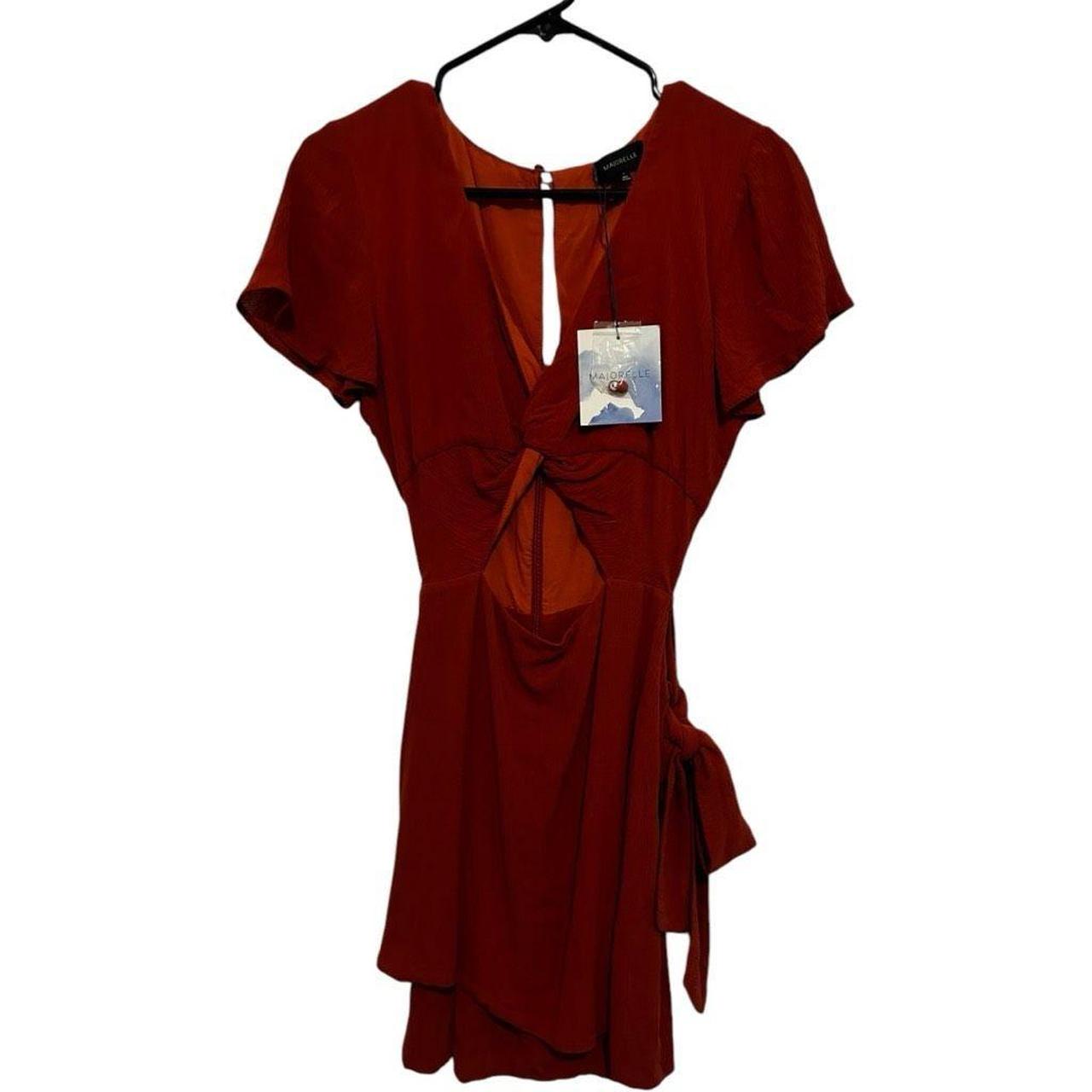 Majorelle Revolve Evelyn Dress Terracotta