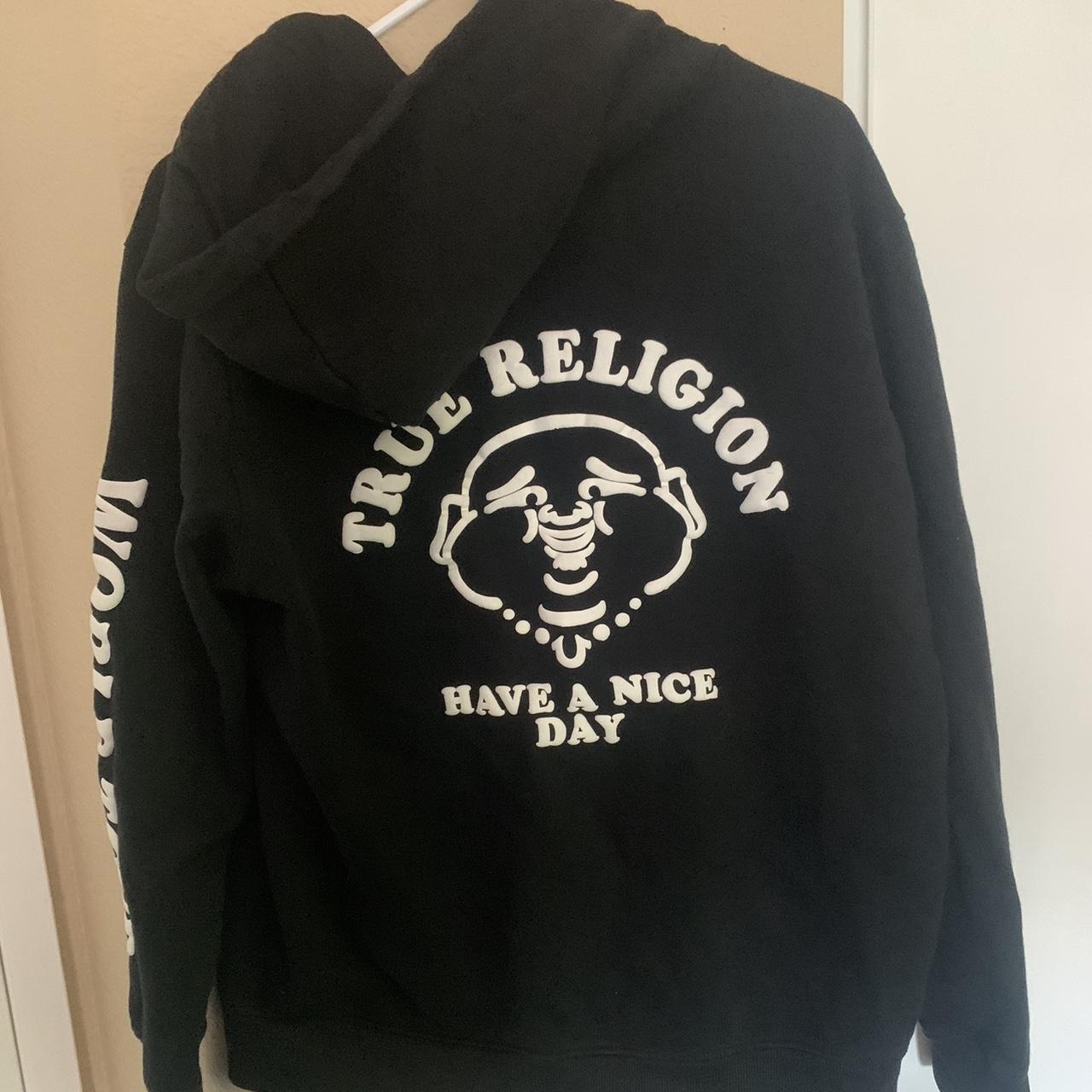 True Religion Men's Hoodie Depop