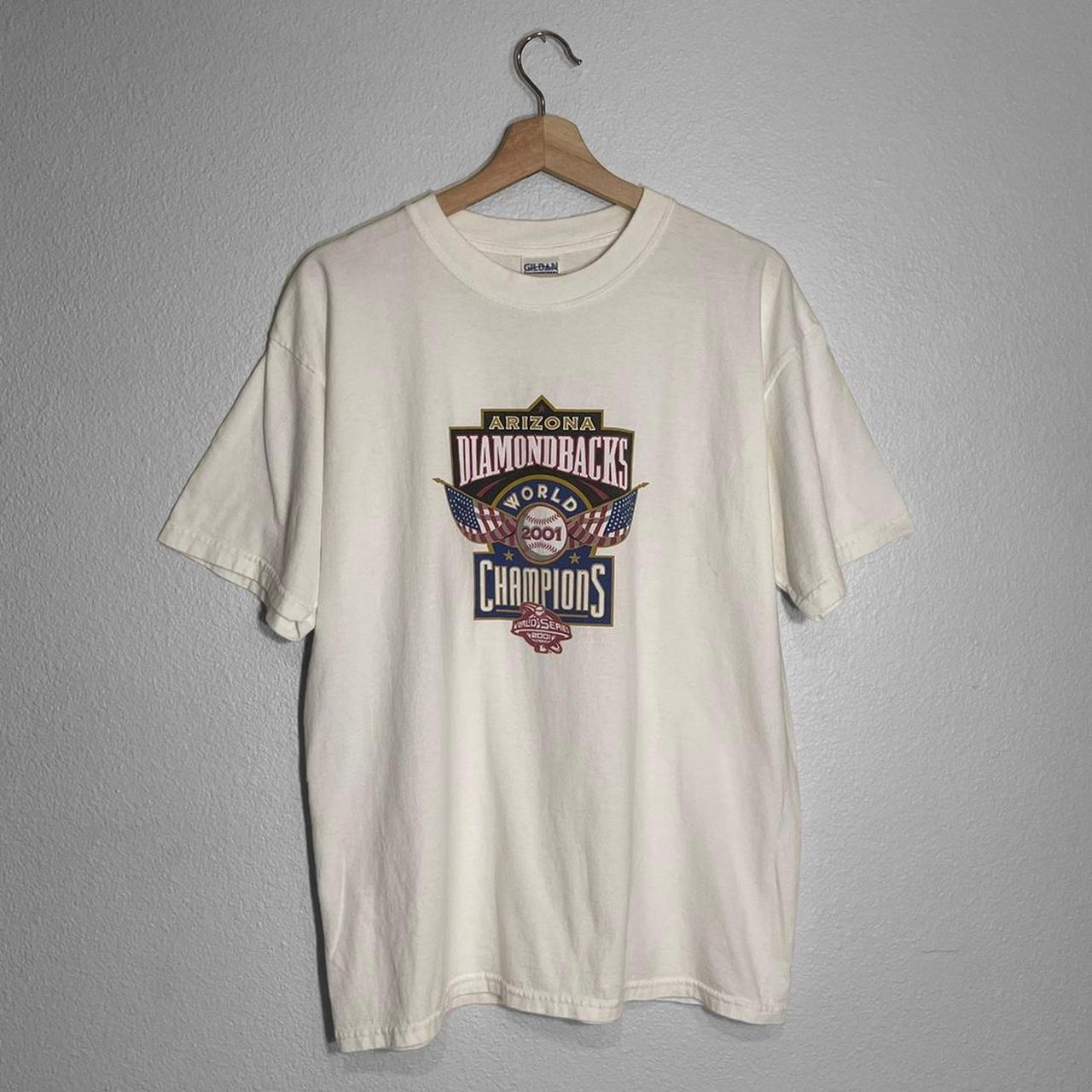 Vintage Arizona Diamondbacks Shirt 2001 World Series - Depop