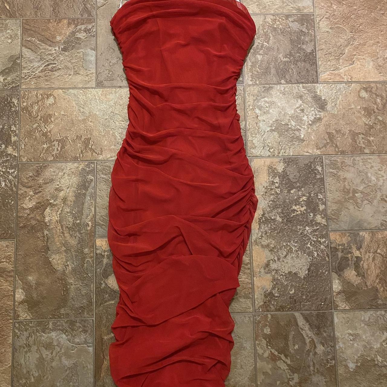 Macy's Women's Red Dress Depop