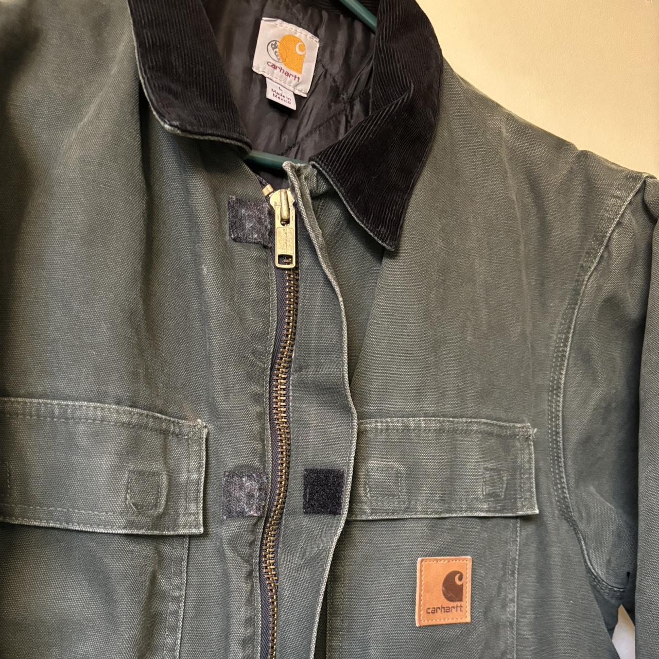 Carhartt moss deals green jacket