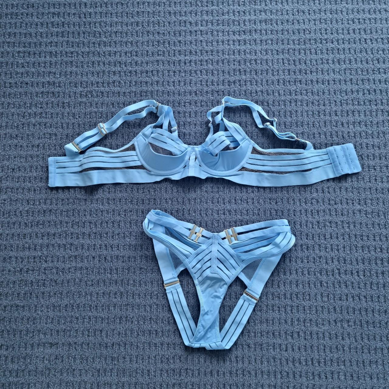 Honey Birdette Women's Blue Underwear Depop