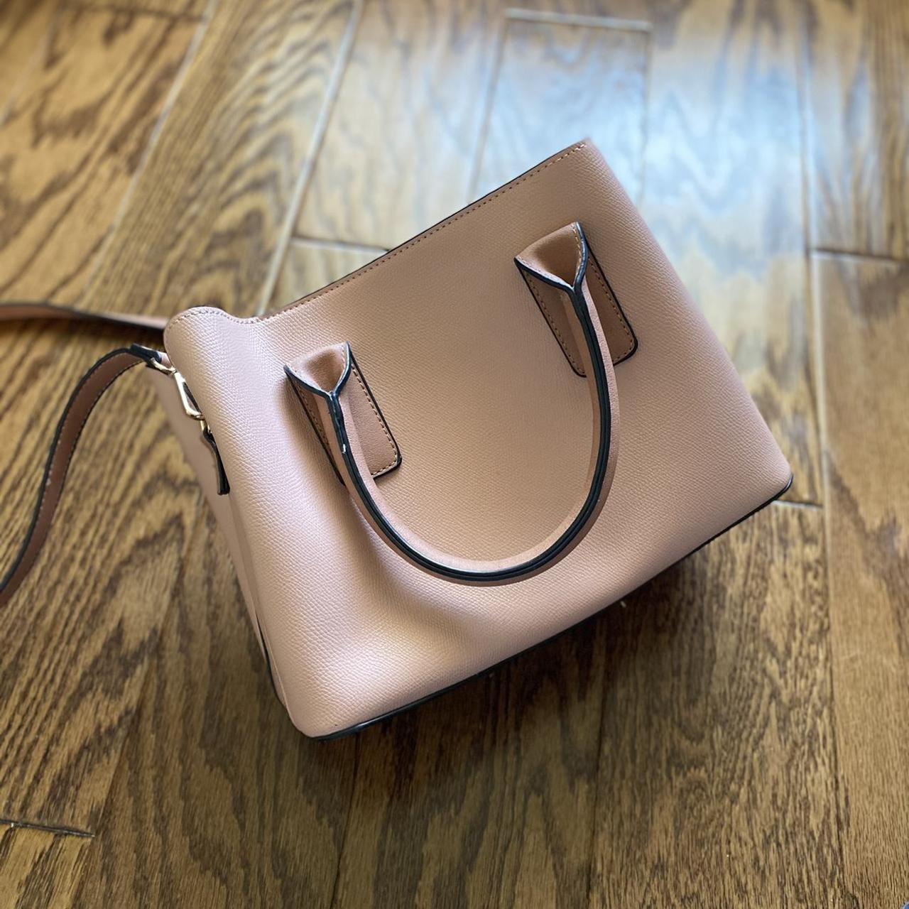 Light pink 2024 leather handbags