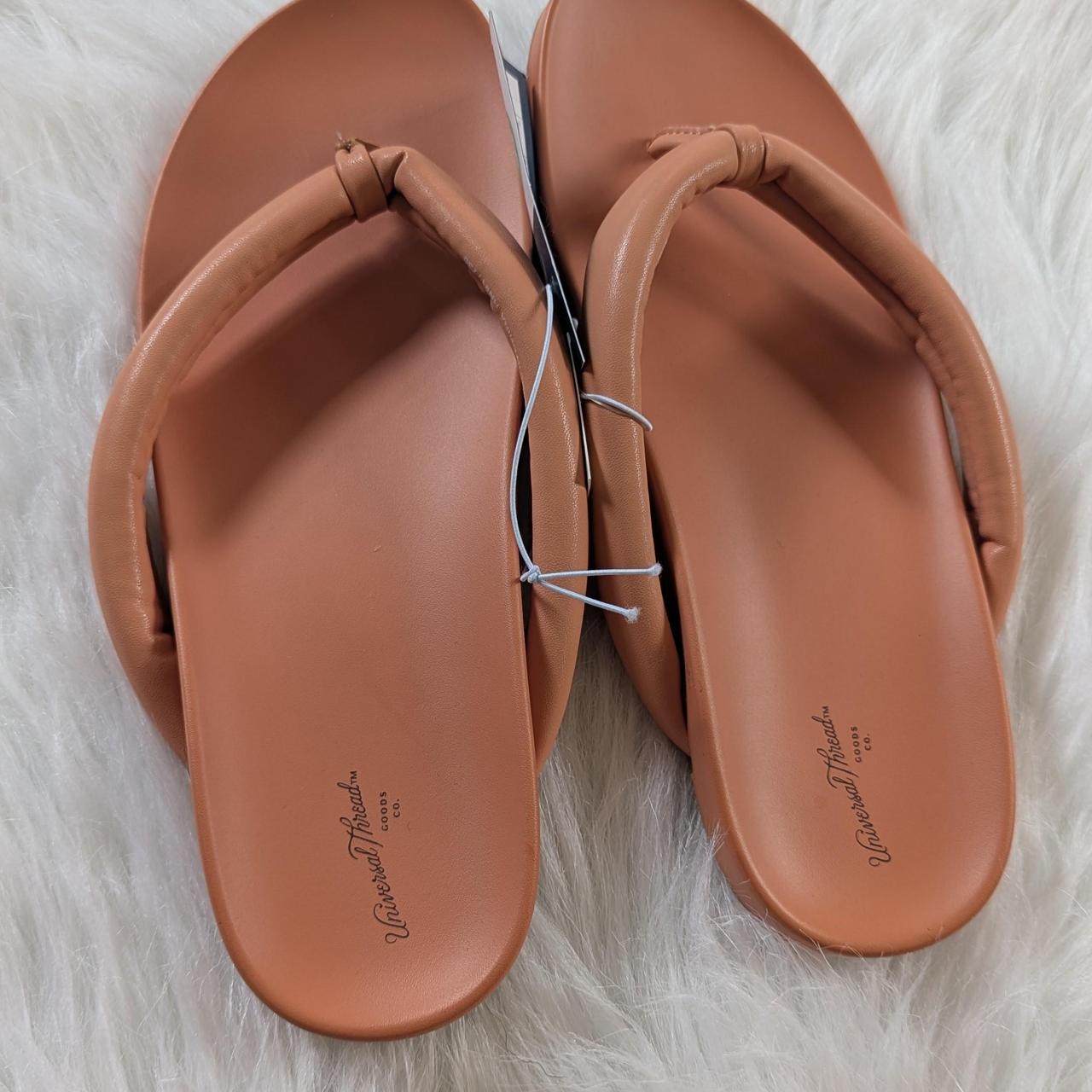 Universal Thread Women's Flip flops - Tan/Orange … - image 5