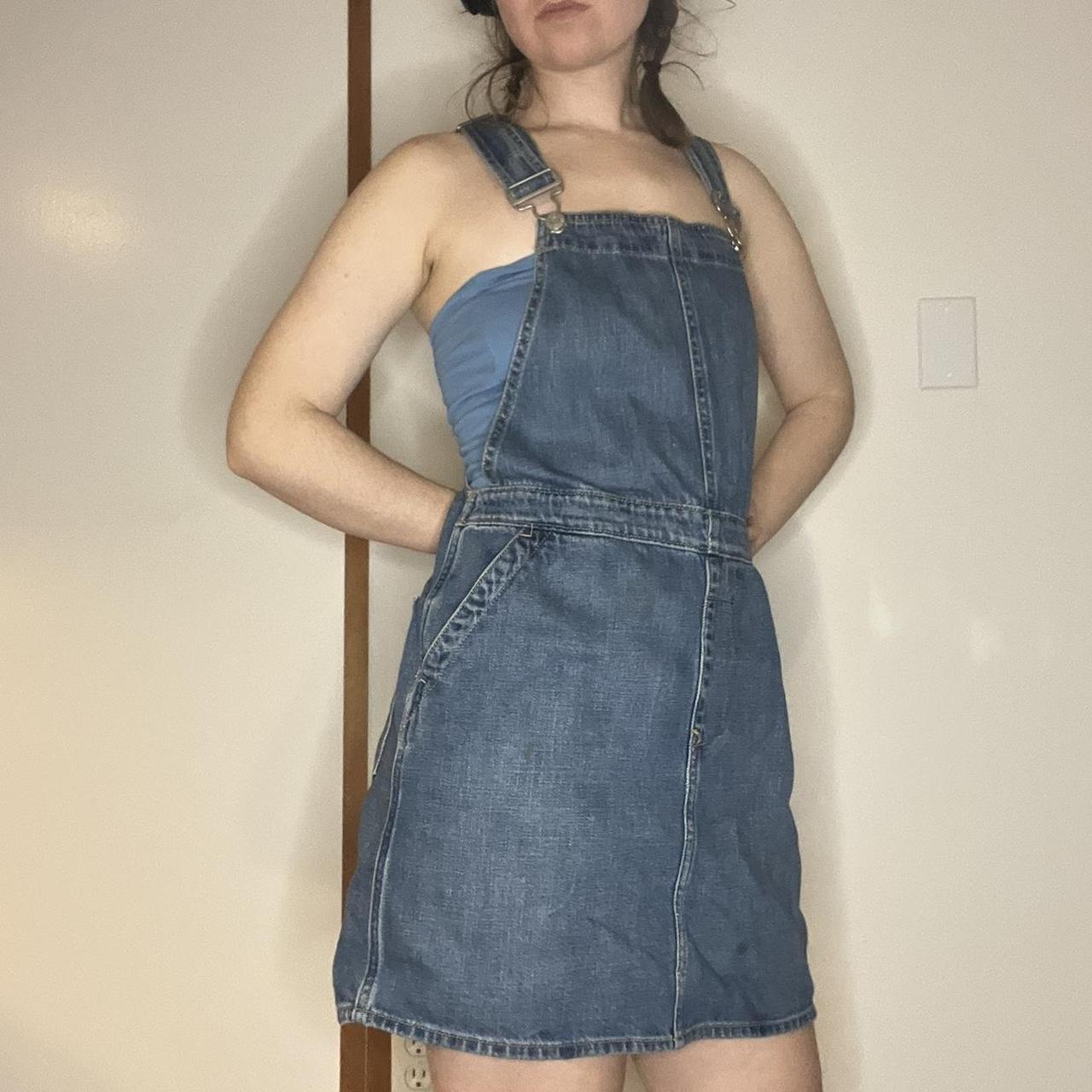 gap overall dress