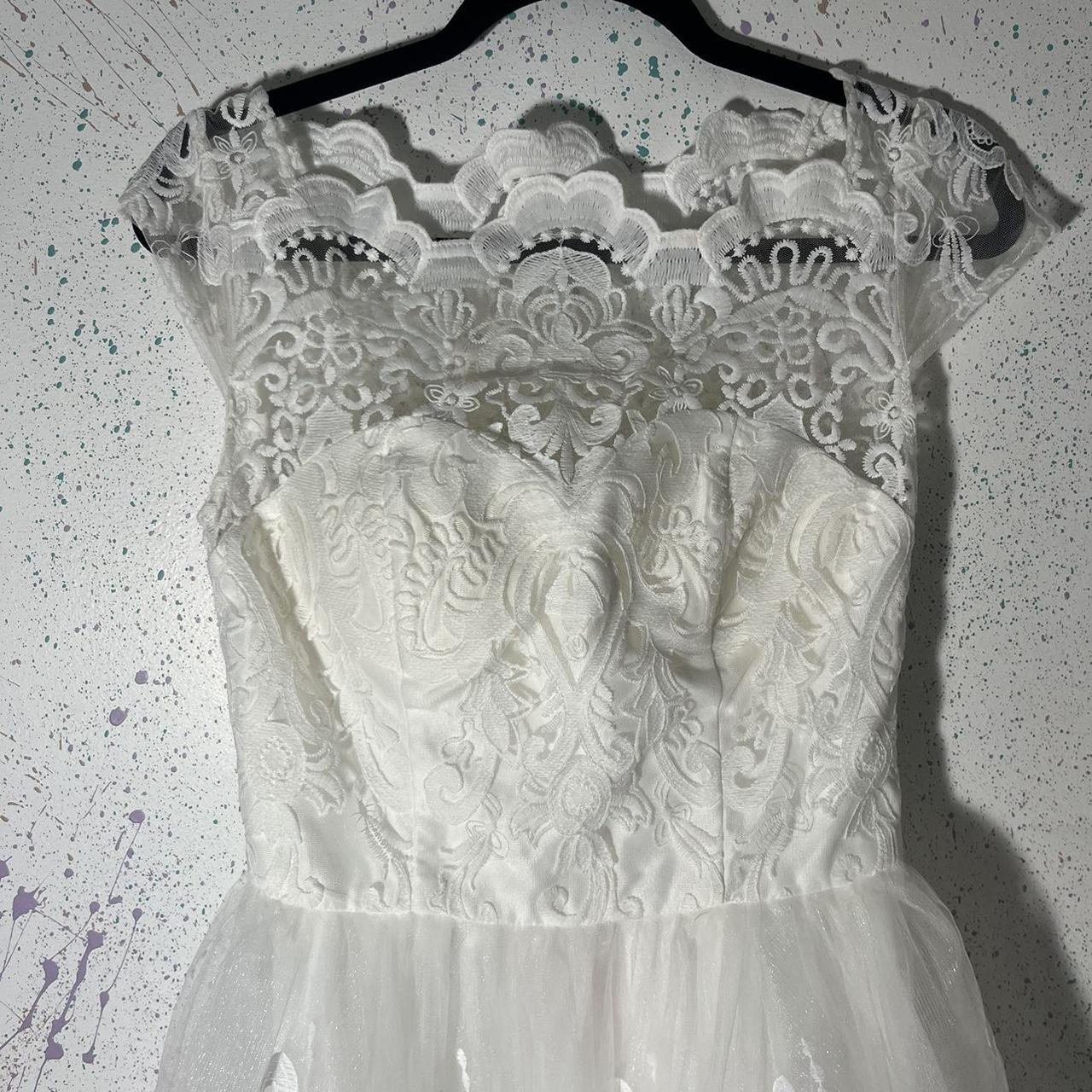 Chi Chi London Women's White Dress (4)