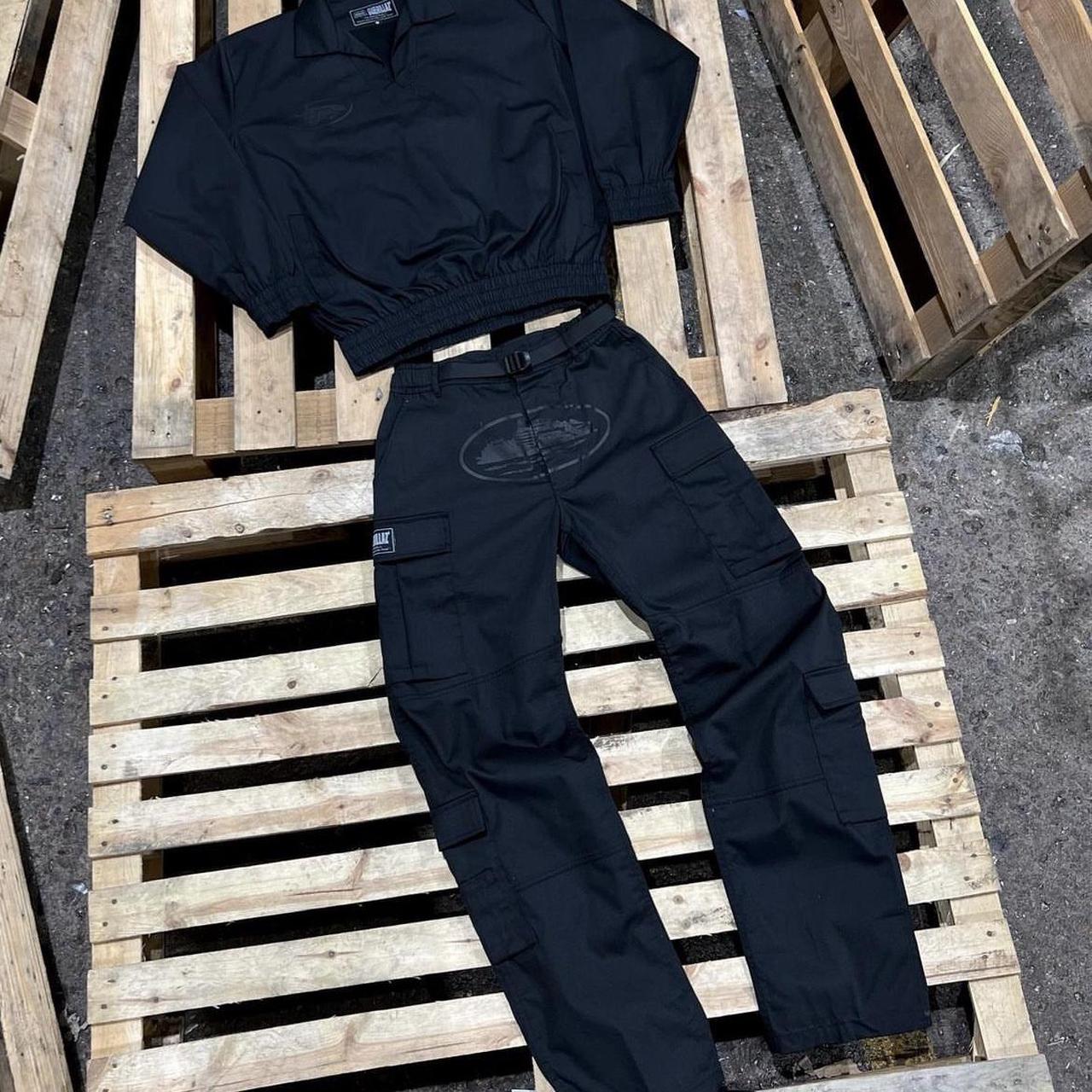 🌑Rare!!! Corteiz- GUERILLAZ* CARGOS [TRIPLE | Depop
