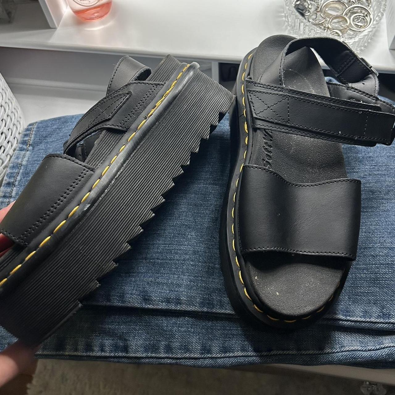 doc marten platform sandals