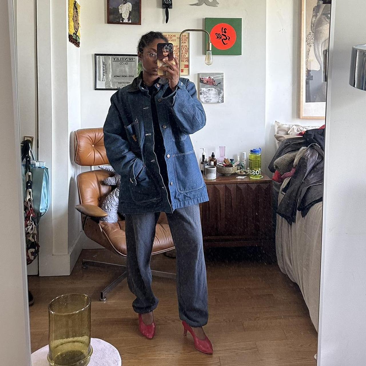 Vintage brand a Big Ben denim, wool-lined jacket | Depop