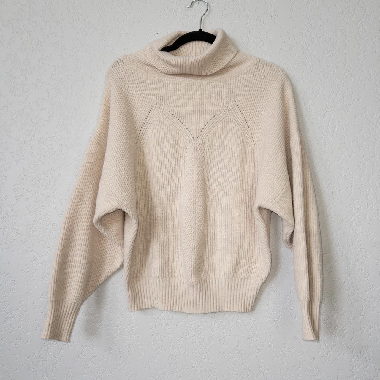 Molly Bracken Blush Turtleneck Sweater Size... - Depop