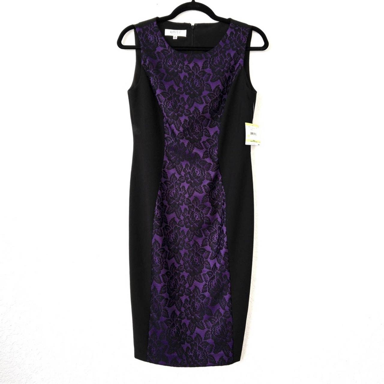 Kasper shop purple dress