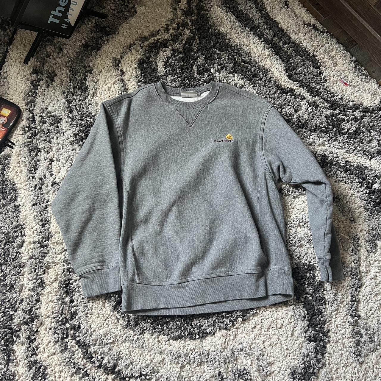 Carhartt grey jumper not worn once Depop