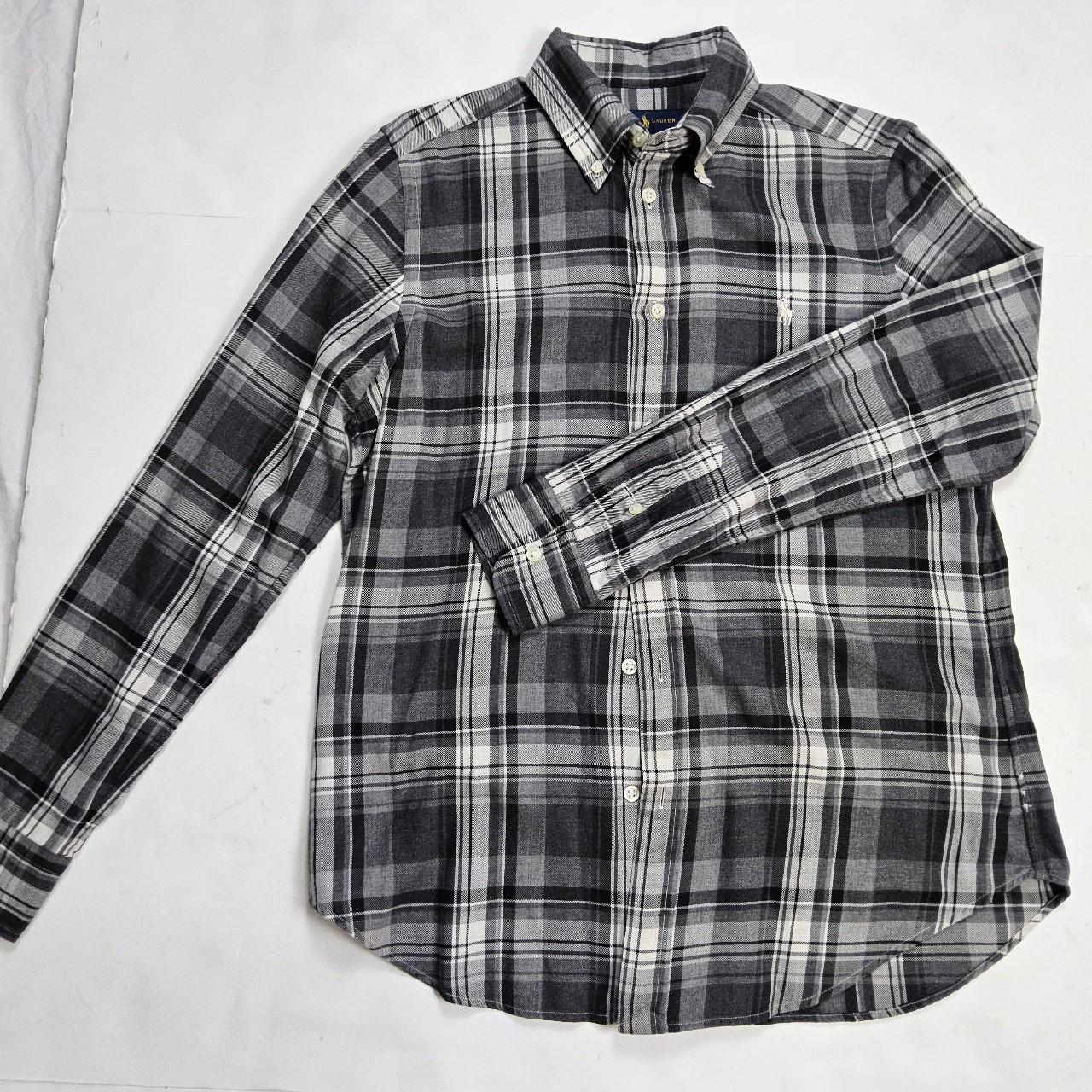 Ralph Lauren Women Button Down Plaid long Depop