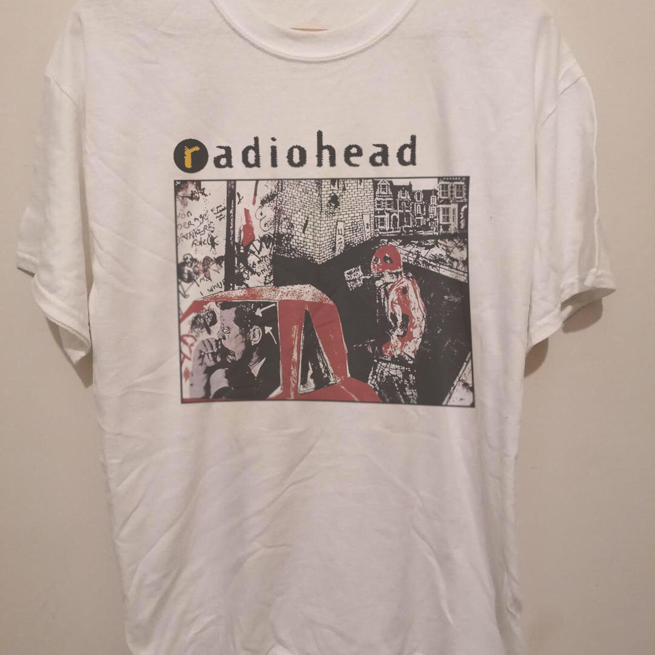 radiohead tshirt gildan 5000 T Shirt (U.S Size)... - Depop