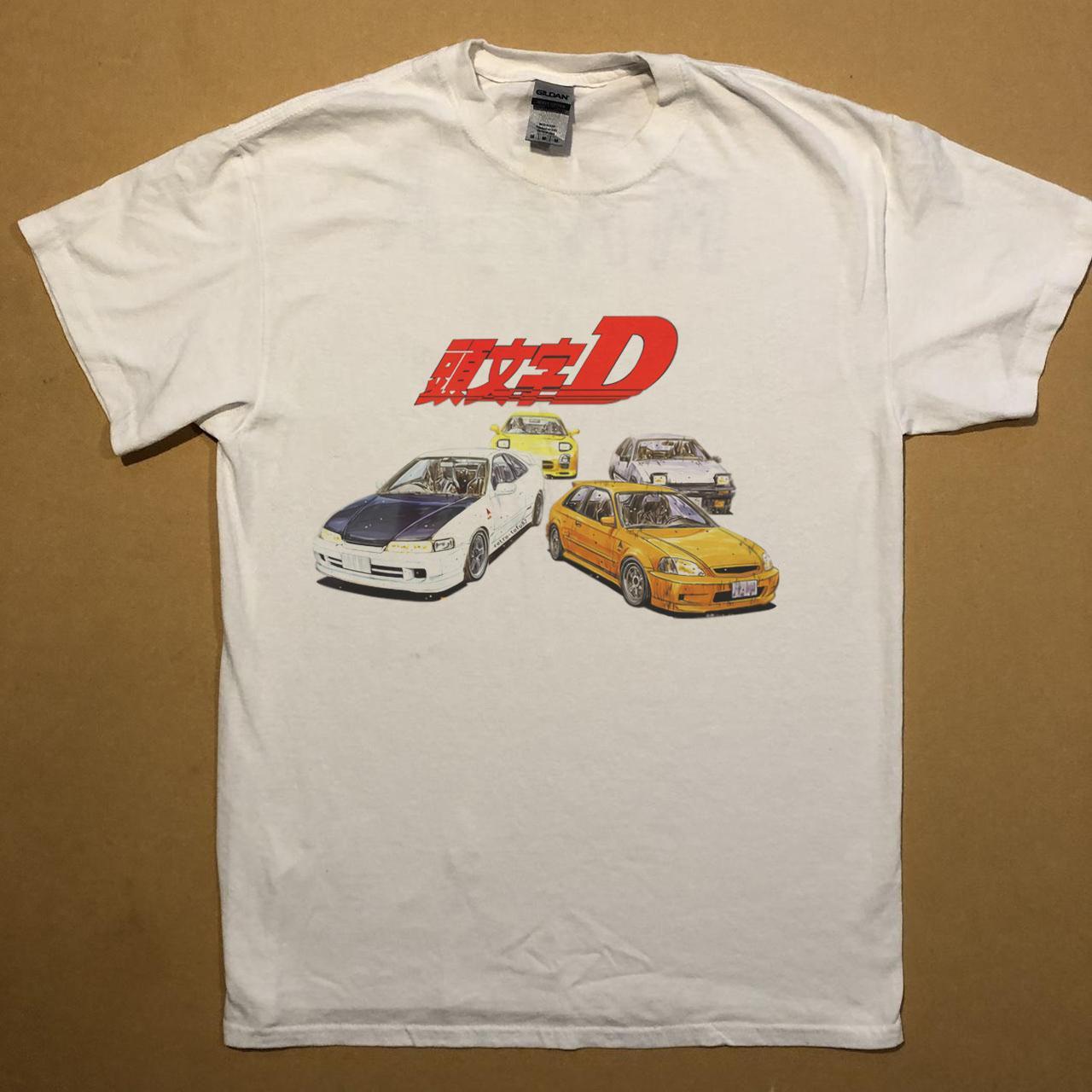 Initial D Anime Manga Cover Car Japanese T shirt