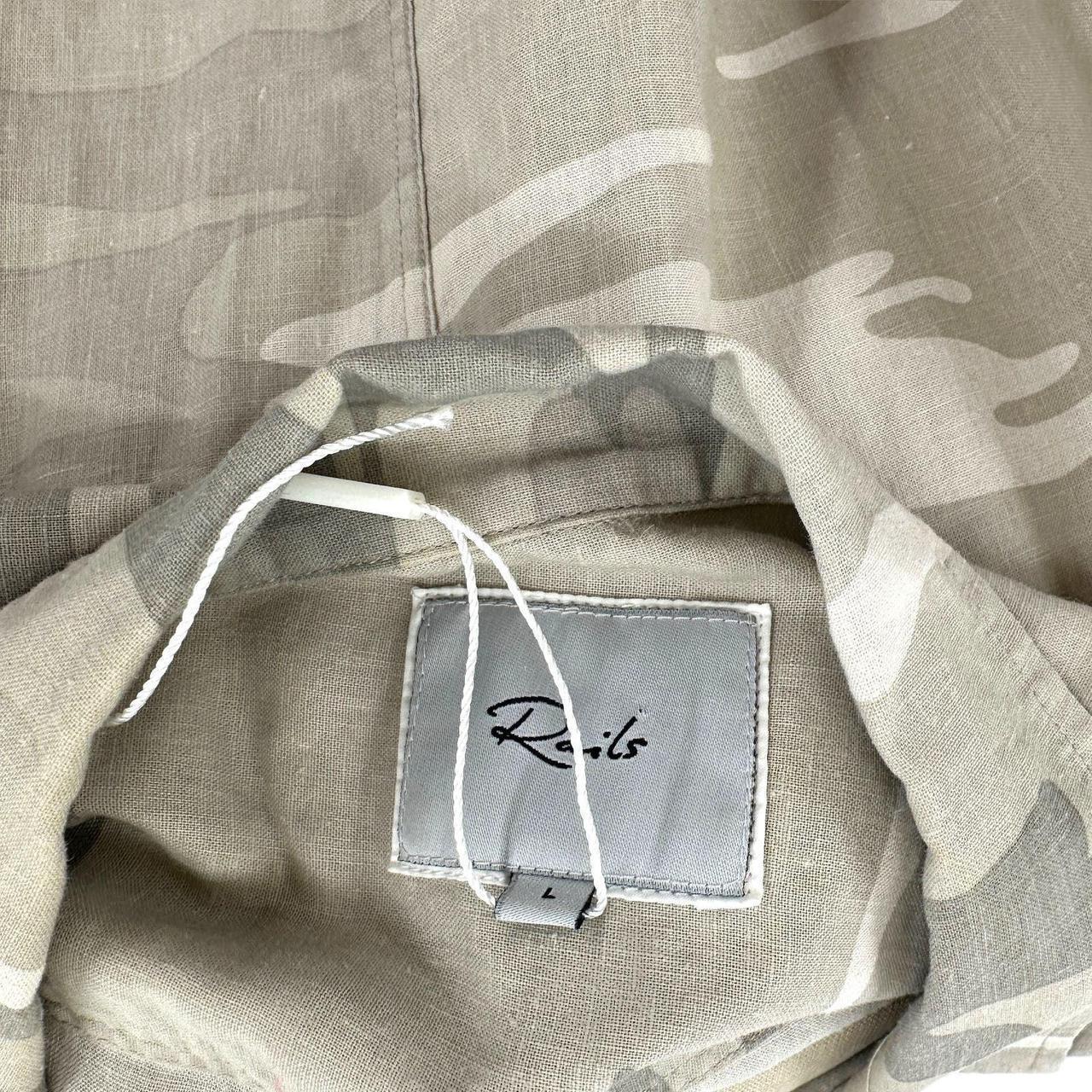 Rails Women's Blouse - Tan - L – Rails Everett Sh… - image 7