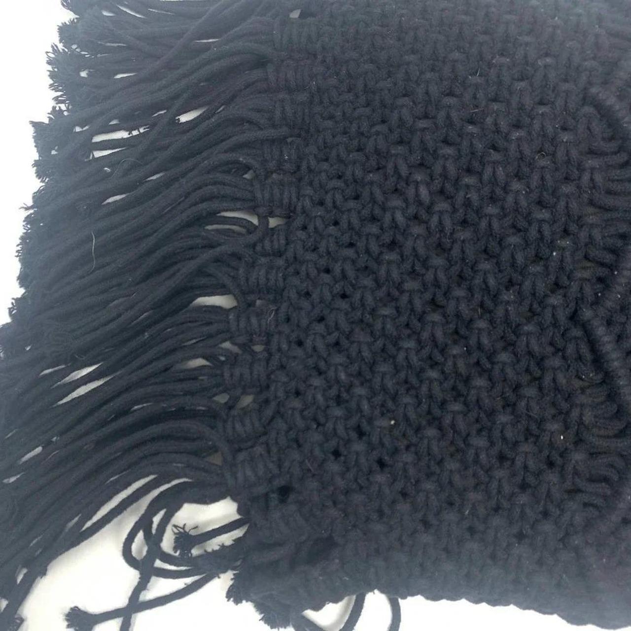 Women's Bag - Black – Danielle Nicole Macrame Fri… - image 5