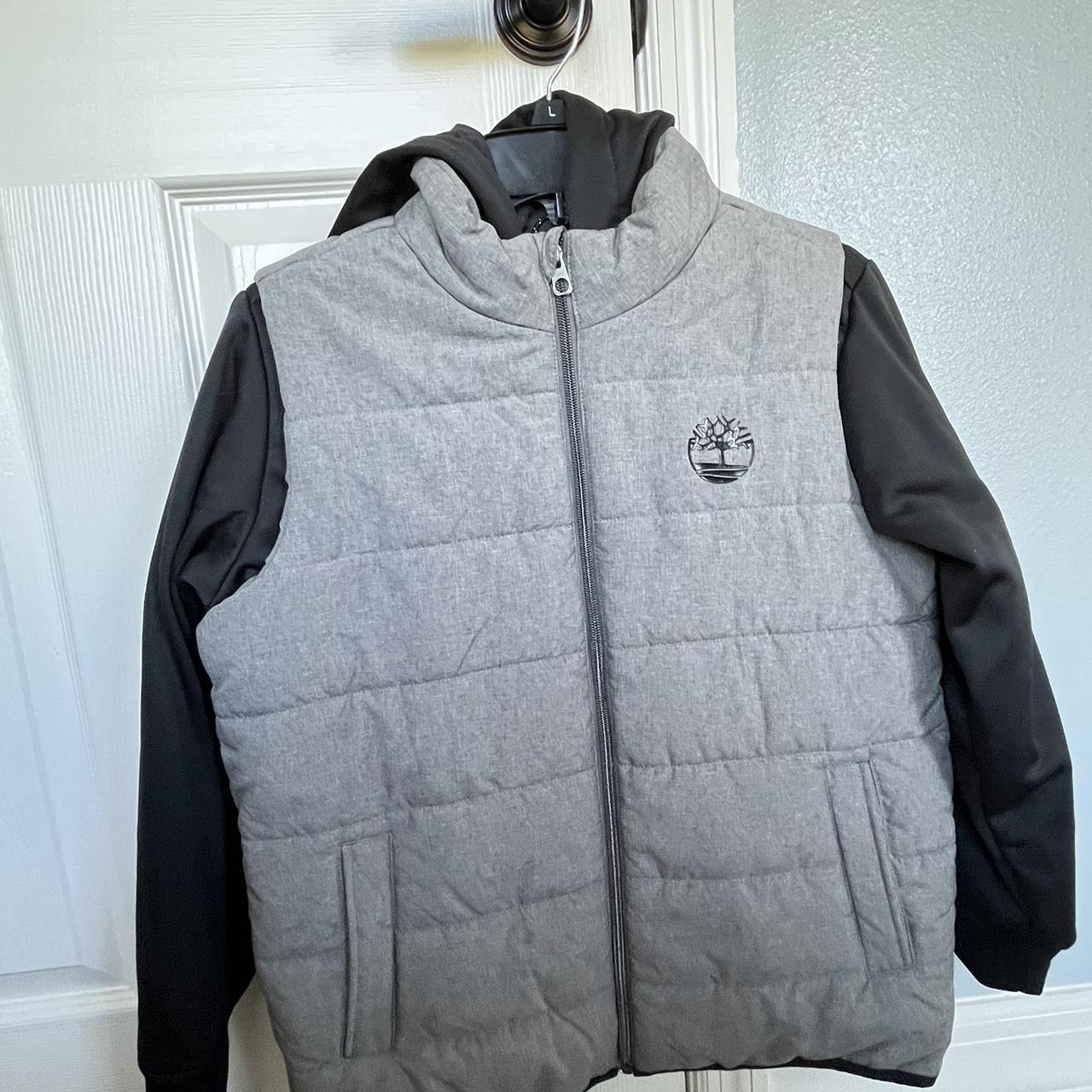 Grey on sale timberland jacket