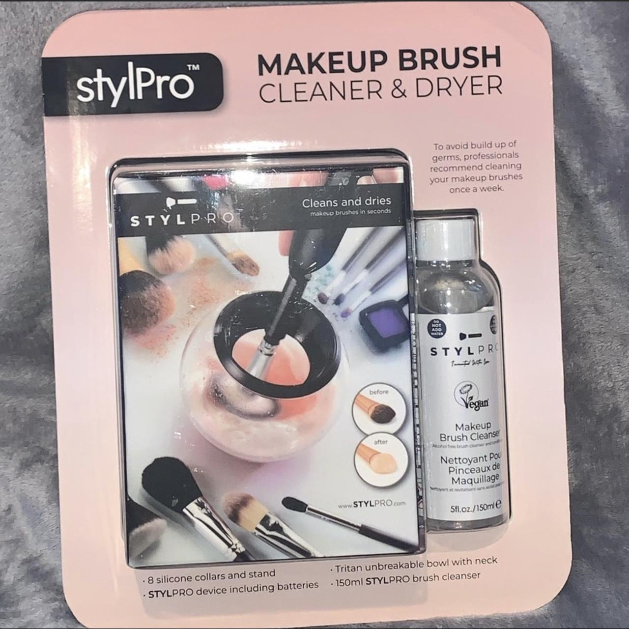 StylPro Makeup Brush Cleaner & Dryer 8 Silicone... Depop