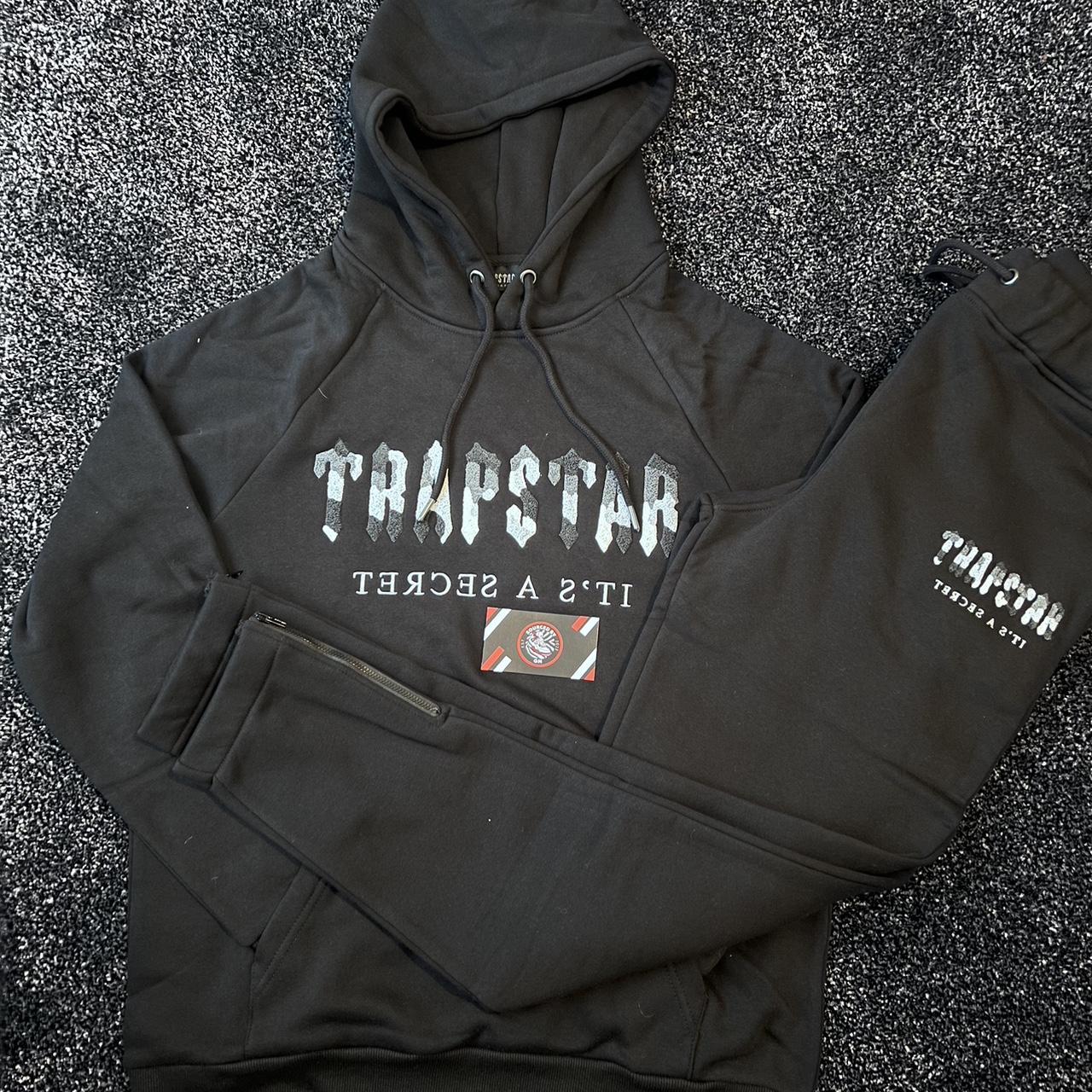 TRAPSTAR CHENILLE CAMO DECODED HOODED ANNIVERSARY... - Depop