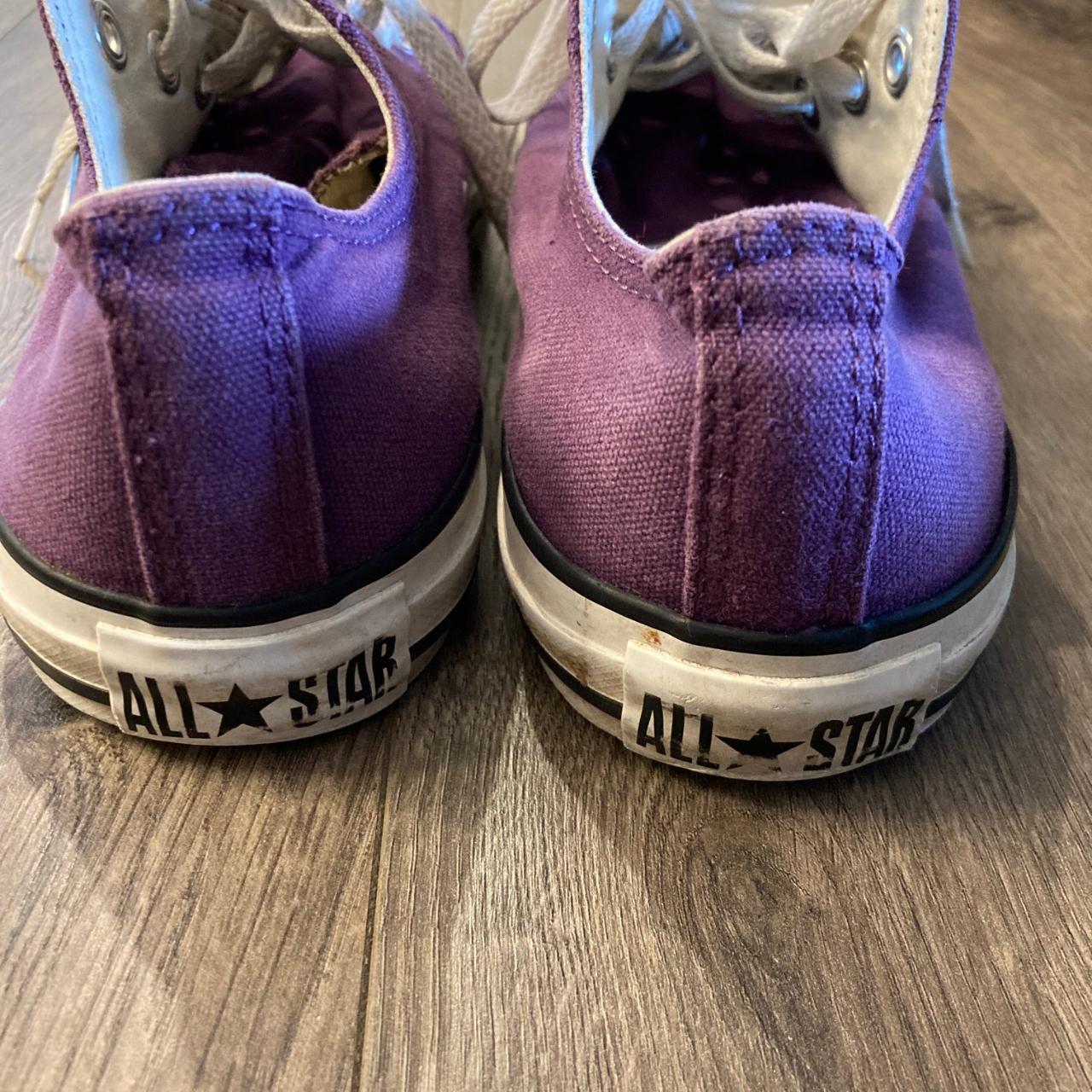 Ladies purple outlet converse trainers