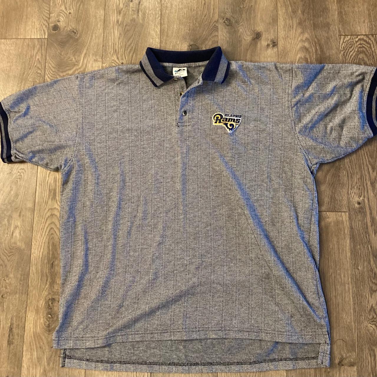Preloved Men's Polo Shirt - Navy - XL