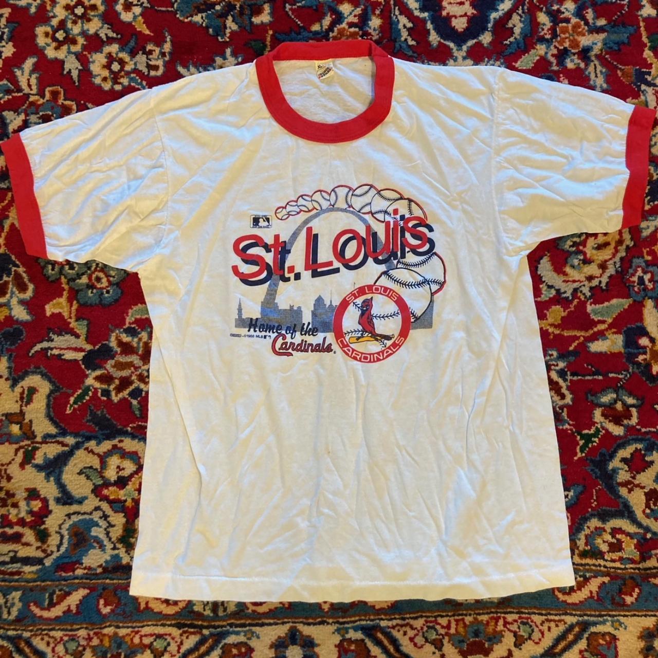 Vintage, Shirts, Rare Vintage St Louis Cardinals Baseball Jersey