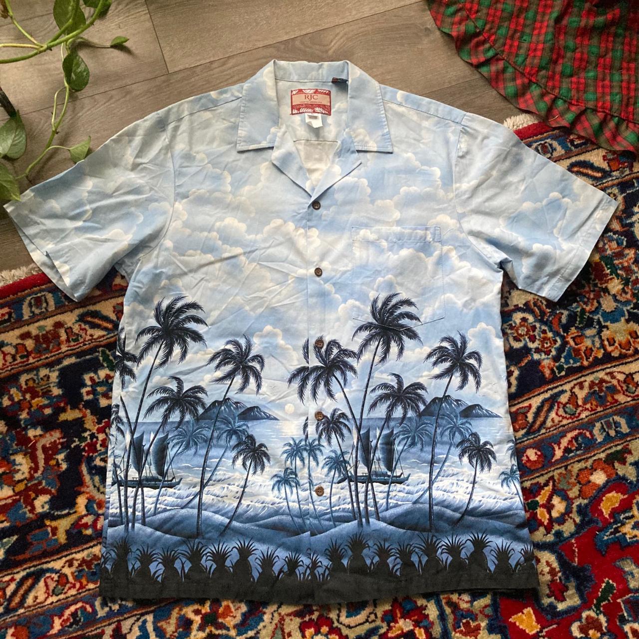 Vintage Hawaiian shirt by RJC Made in Hawaii. True... - Depop