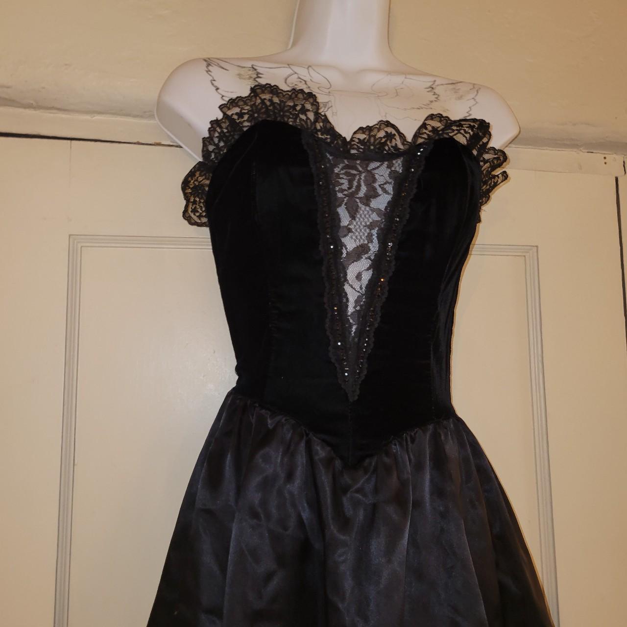 Gunne Sax Women's Black Dress (2)