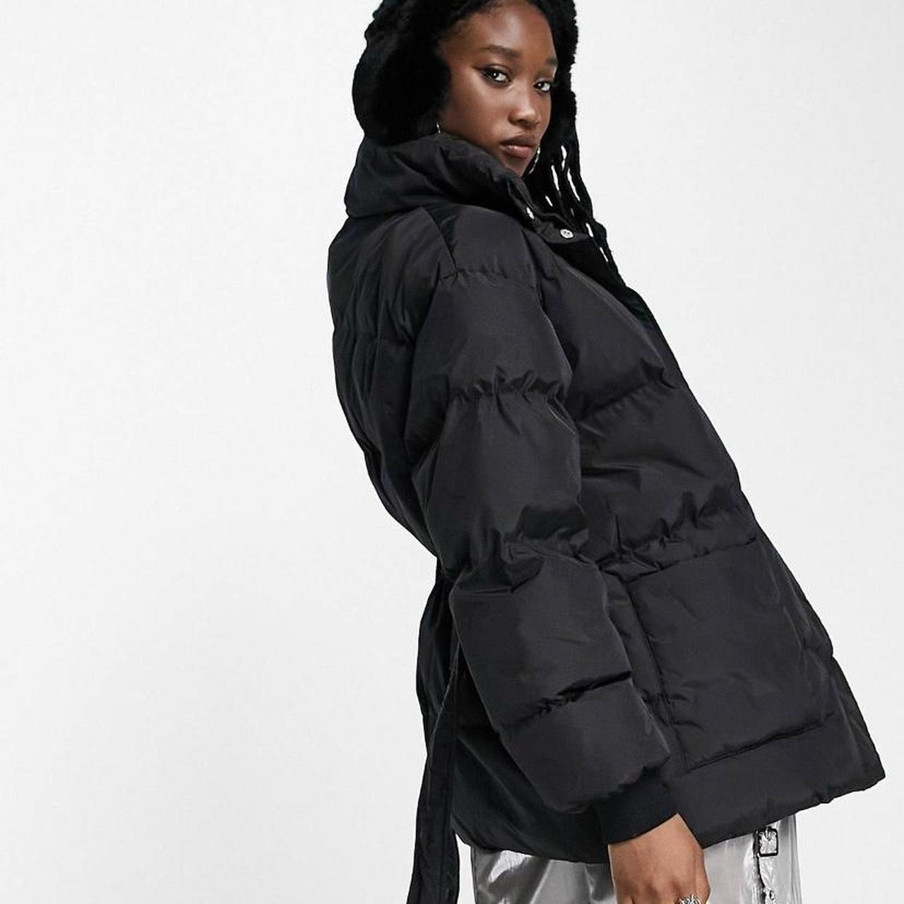 Collusion parka jacket 2025 in black