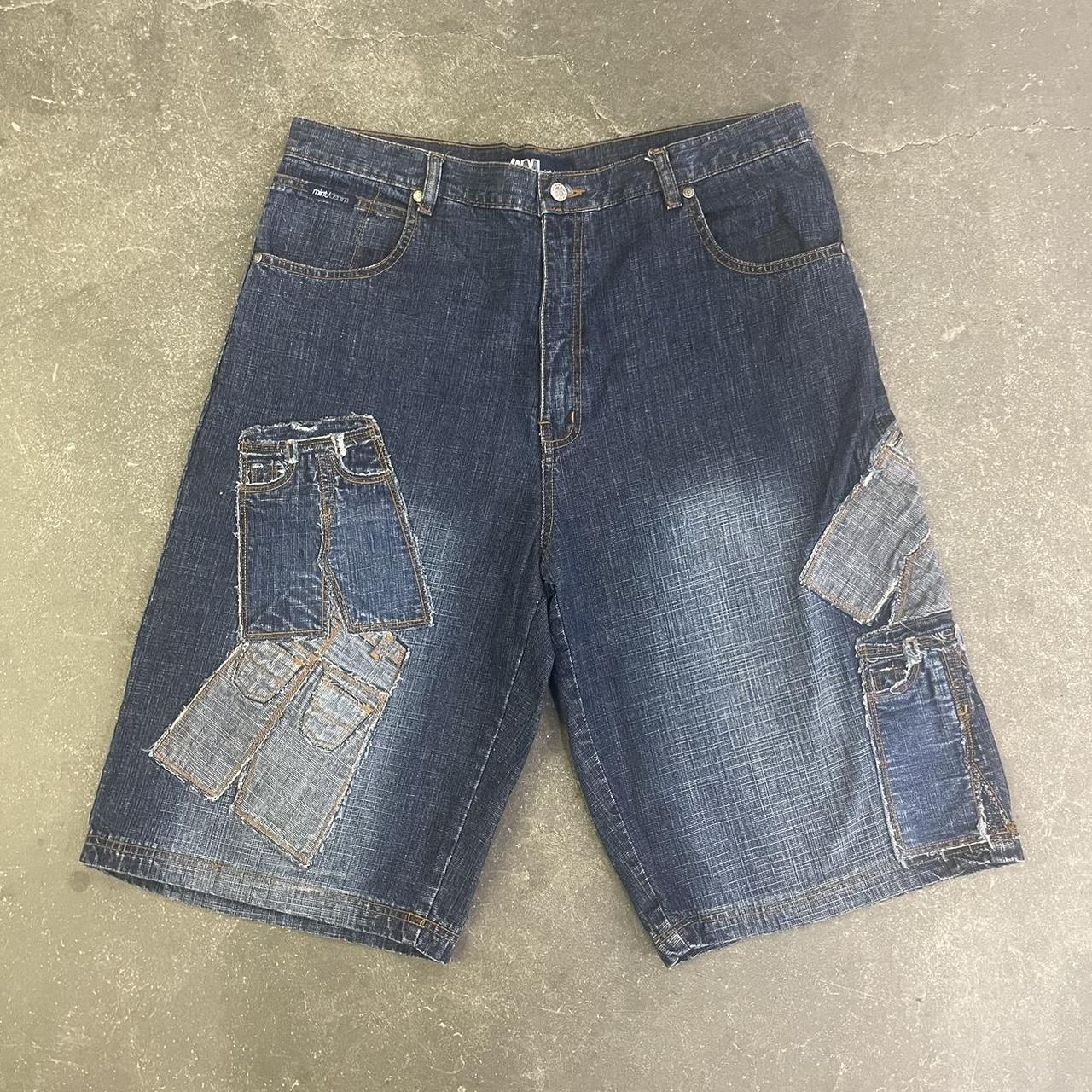 Vintage Men's Shorts - Blue - 36