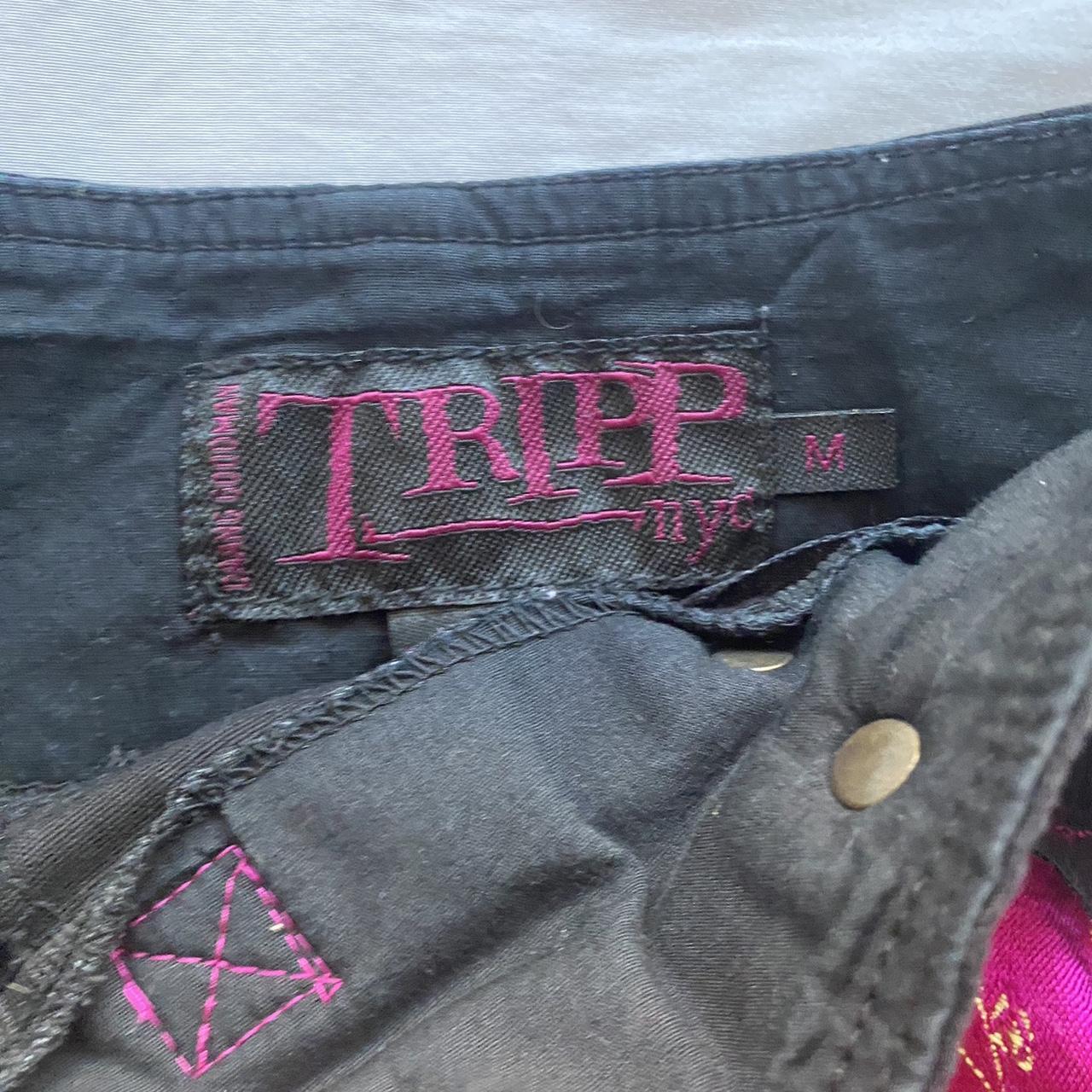 Tripp NYC Women's Pink and Black Skirt | Depop