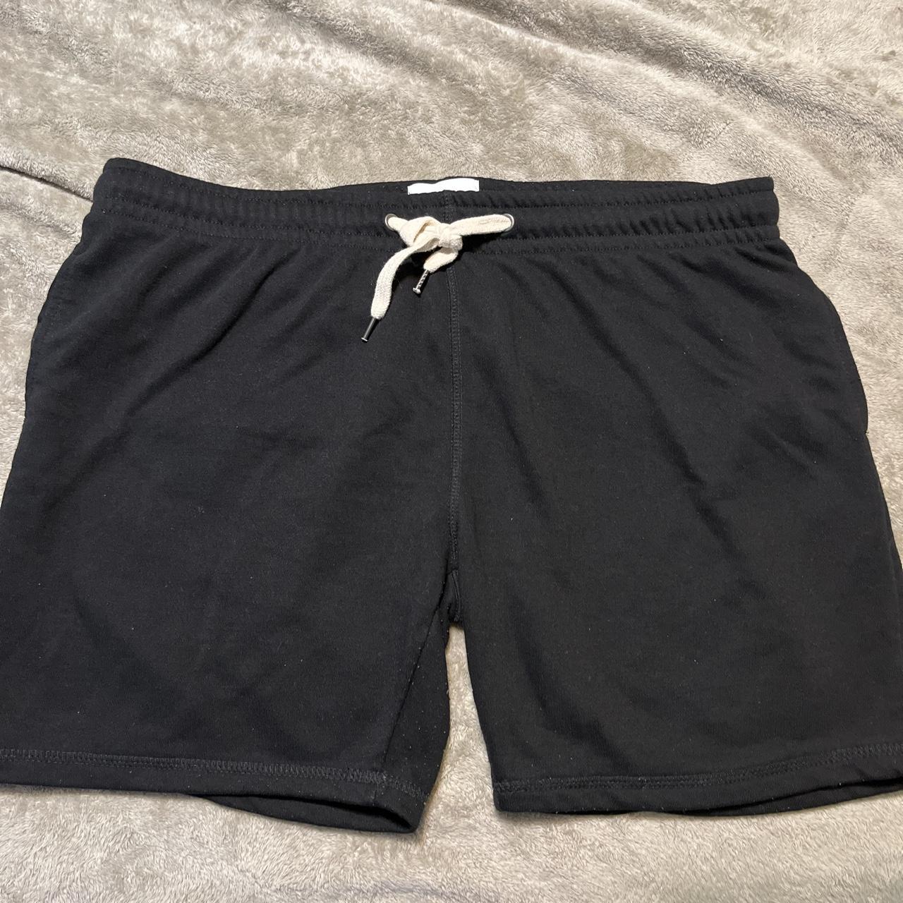 primark Plain Black Jogger Shorts joggershorts... Depop