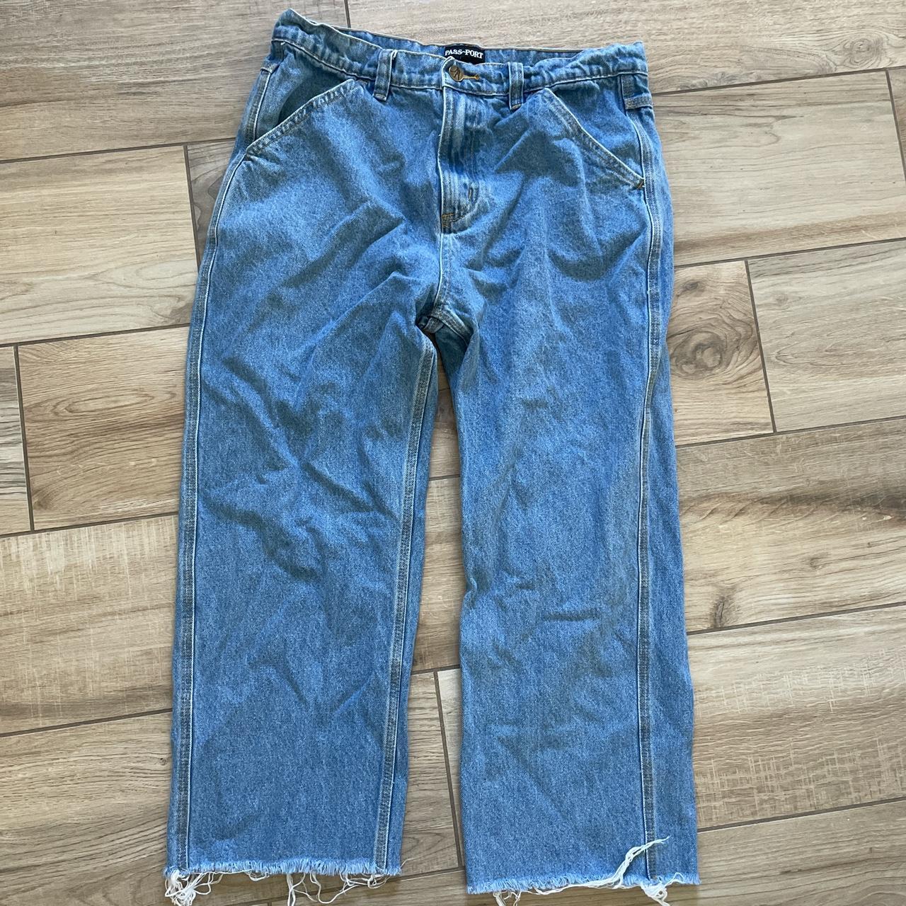 Pass Port Men's Blue Jeans | Depop