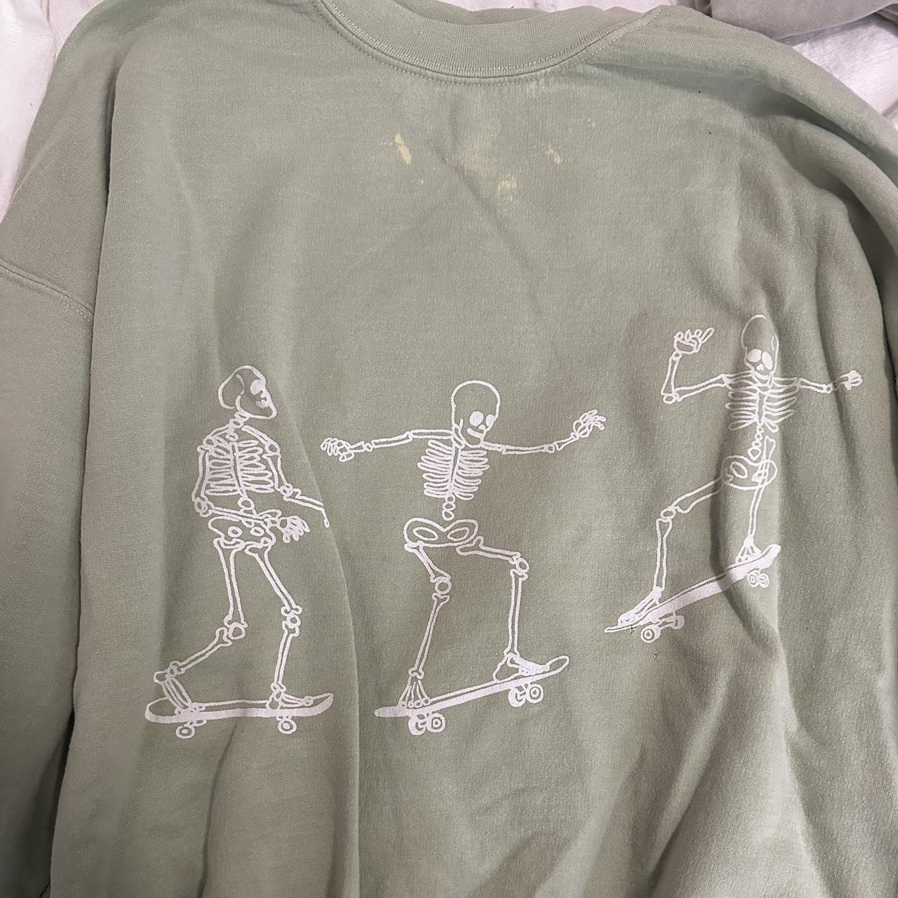 Skeleton crew neck urban outfitters Clearance