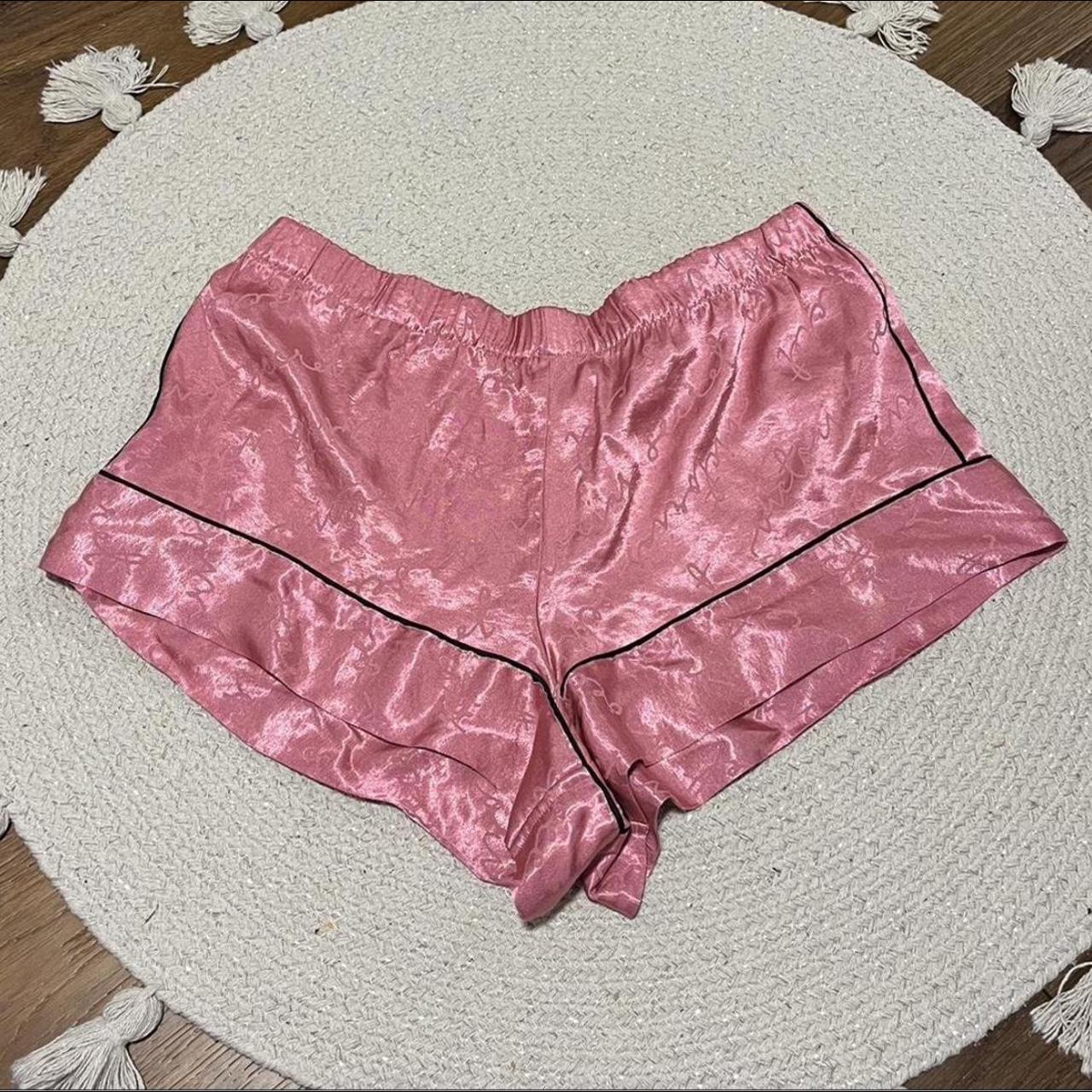 sexy victoria secret booty shorts, satin love... - Depop