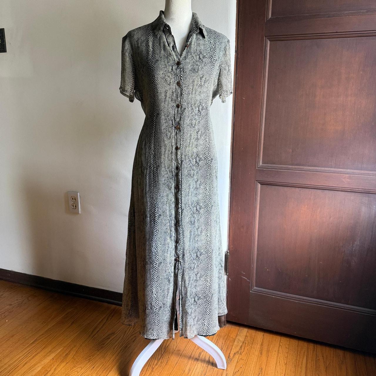 Robbie Bee Women's Dress Brown/Black – 90s Vintage ROBBIE