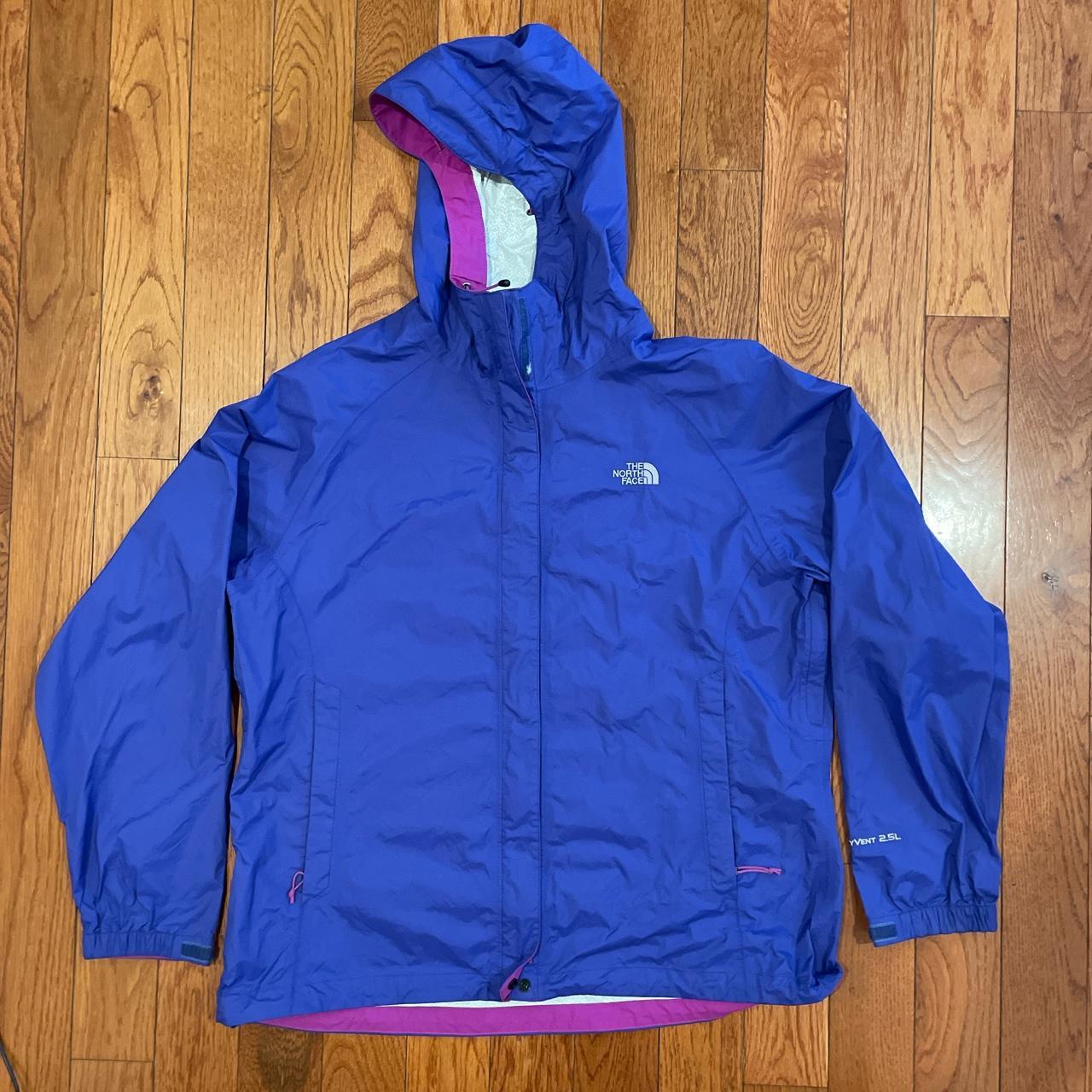 North Face Purple Windbreaker Shell Jacket Size XL... - Depop