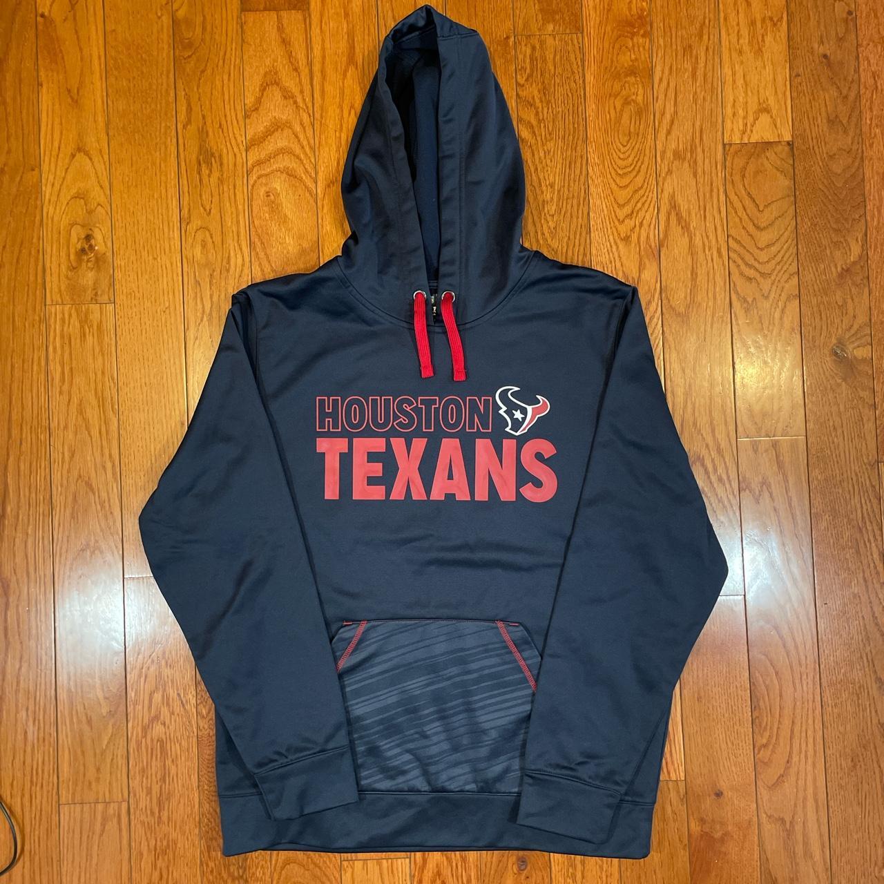 Nike popular Houston Texans Full-Zip Hoodie Sweatshirt Men's Sz 2XL Team Surrey Blue NWT