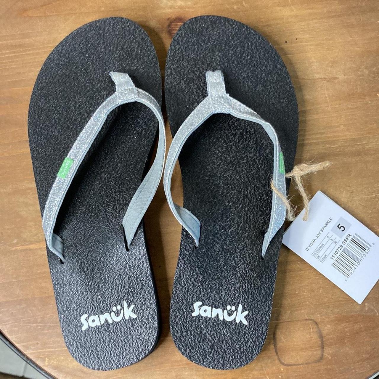 Sanuk Womens Sandals Yoga Joy Sparkle